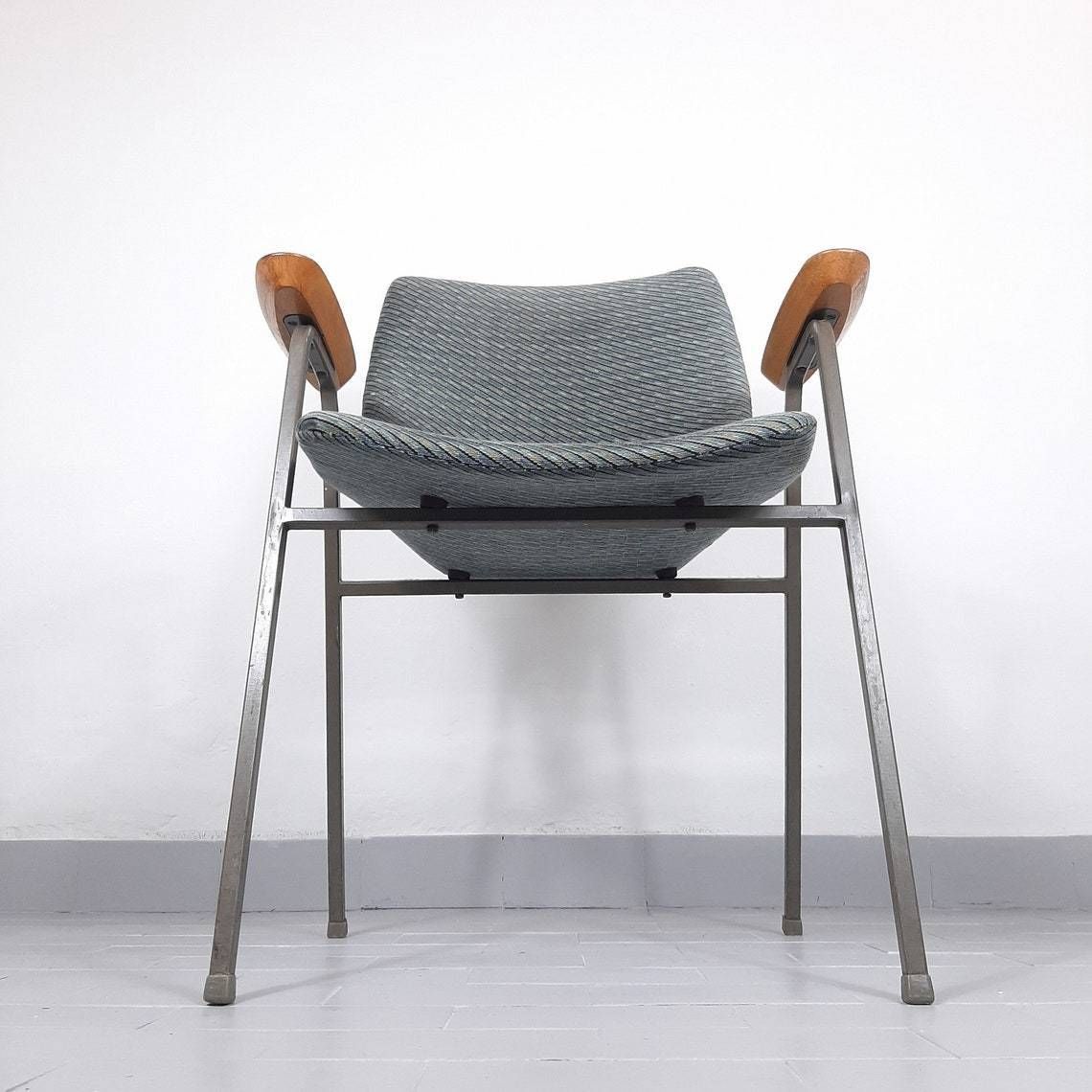 1 Of 4 Mid Century Original Vintage Chair Lupina From Niko Kralj For Stol Kamnik 1970s Retro Lounge Chair Office Chair photo for sale
