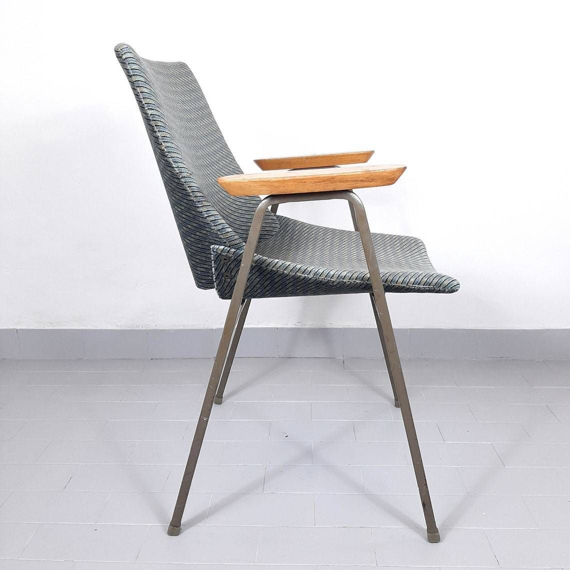 1 Of 4 Mid Century Original Vintage Chair Lupina From Niko Kralj For Stol Kamnik 1970s Retro Lounge Chair Office Chair photo Furniture