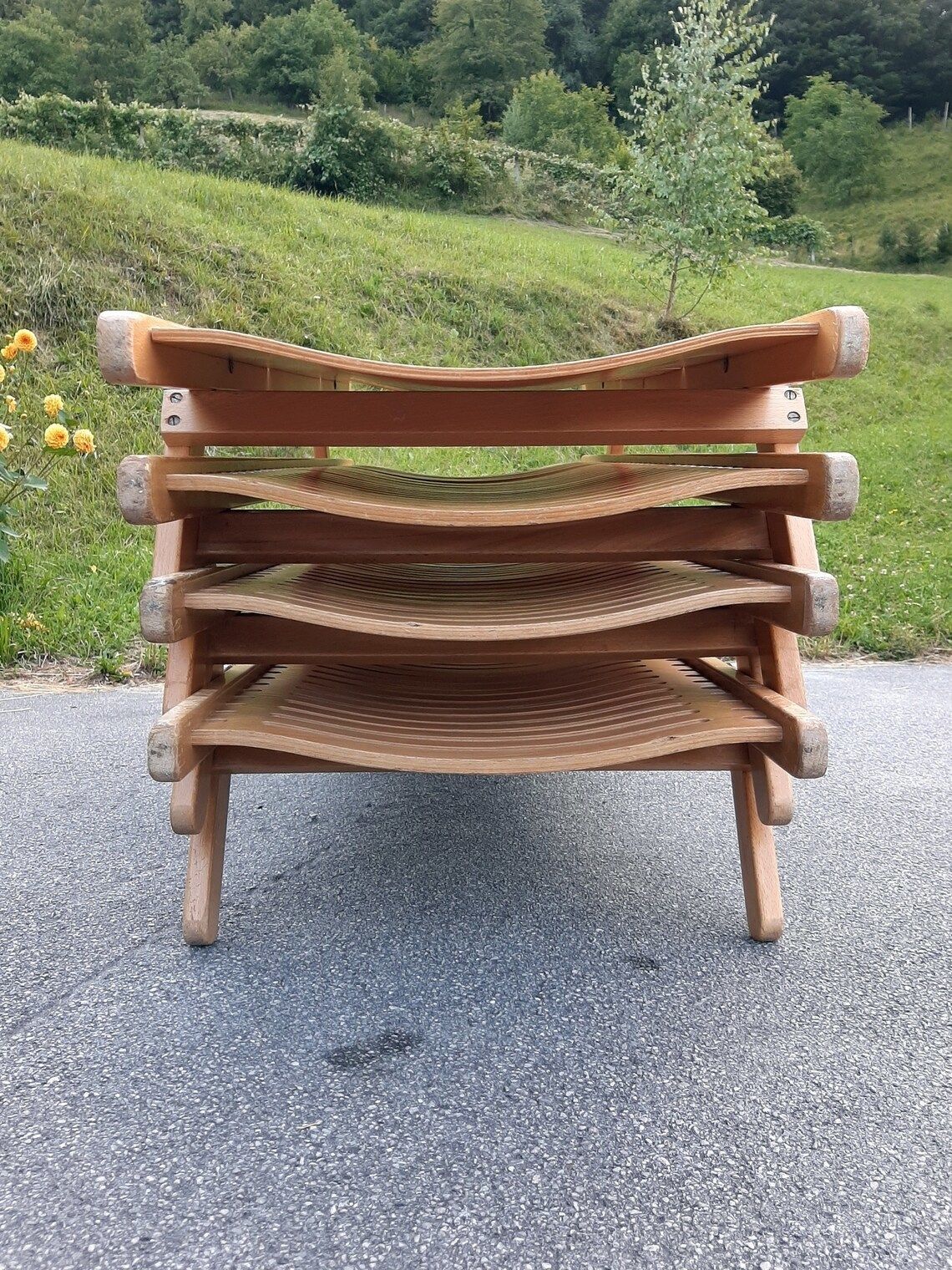 Vintage Rex Kleine Daybeds – Ontwerp Niko Kralj, Jaren 1970, Scandinavische Stijl, Mid Century, Joegoslavië – Houten Daybeds Voor Kinderen Van Rex Kralj photo 138.0