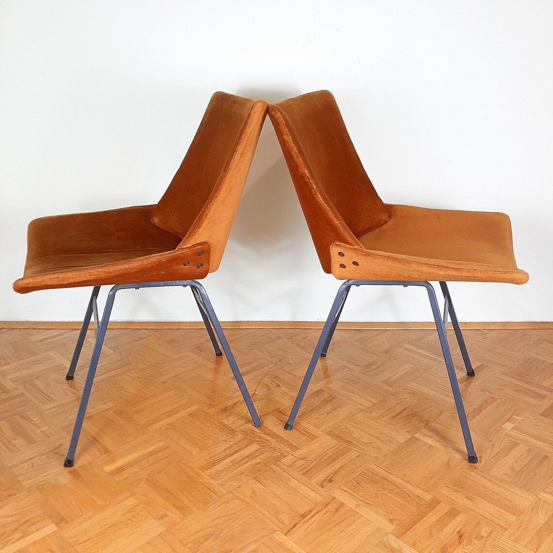Mid Century Original Vintage Chair Lupina From Niko Kralj For Stol Kamnik 1960s Retro Lounge Chair Office Chair Ginger photo Furniture