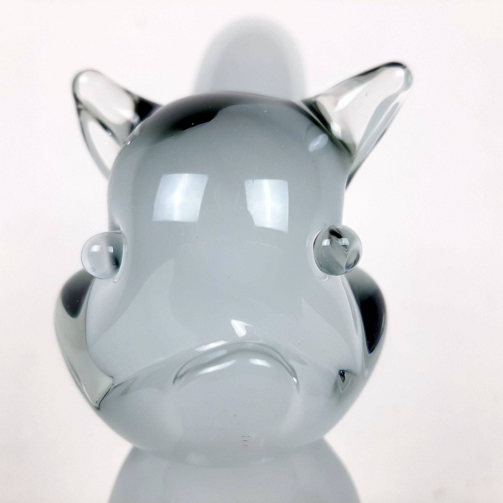 Murano Smokey Glass Sculpture Squirrel V. Nasson Italy 1970s Magic Art Glass Sculpture photo furniture