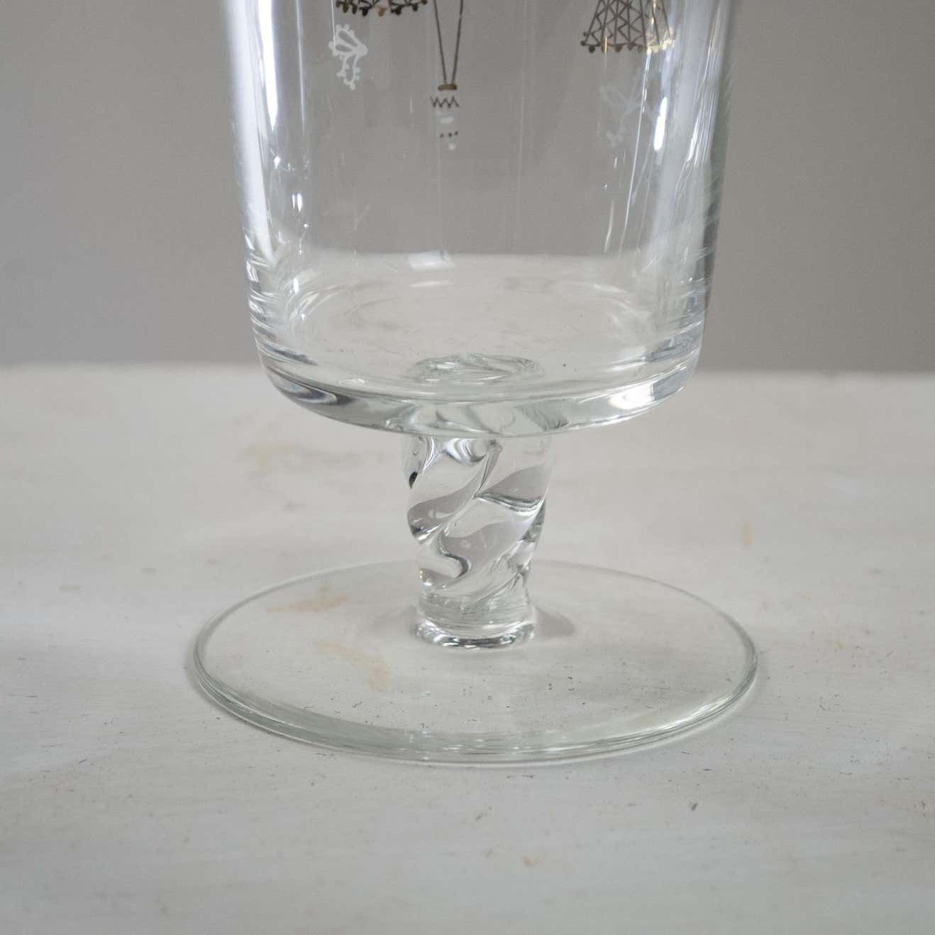 Set Of Four 60's Glasses French Production photo vintage
