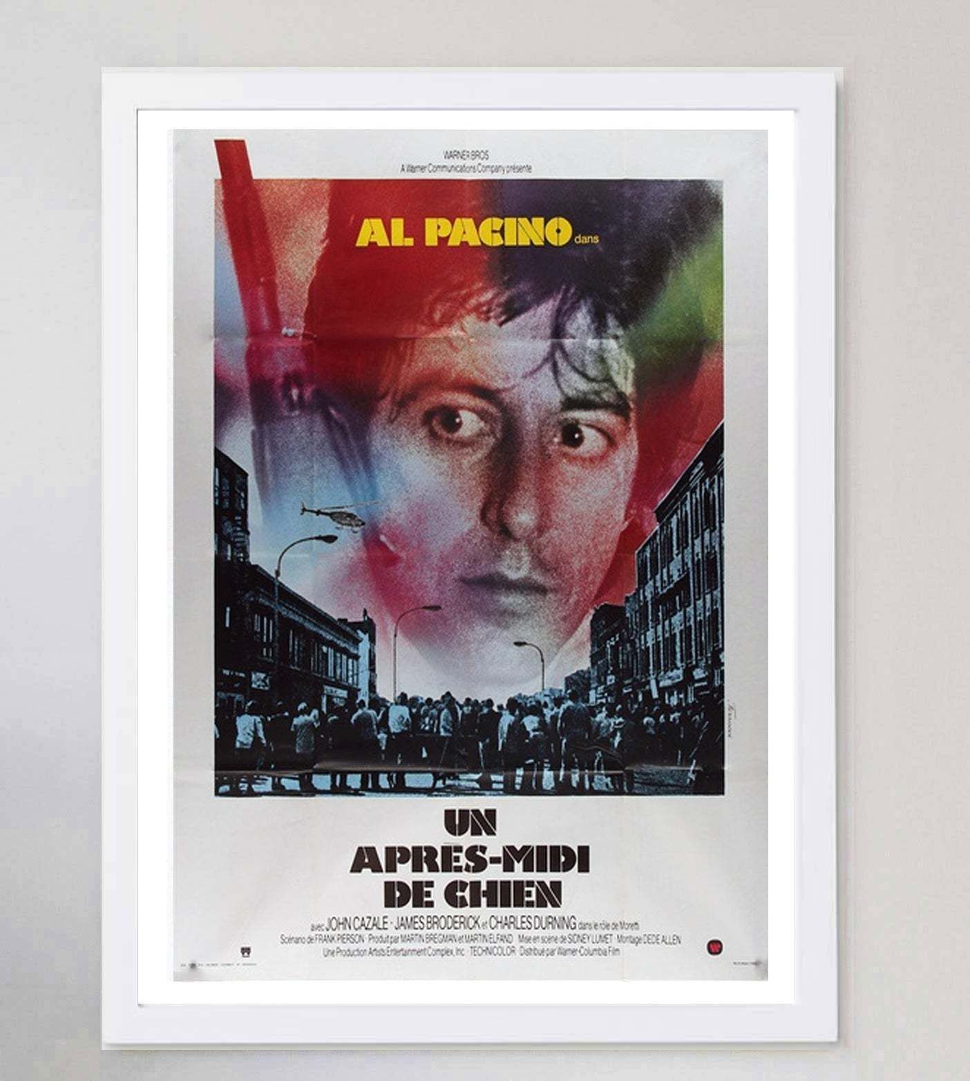 Dog Day Afternoon (French) Original Vintage Poster photo for sale
