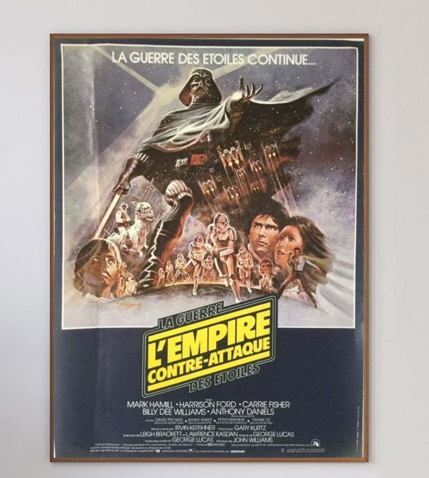 Star Wars The Empire Strikes Back (French) Original Vintage Poster photo 218.0