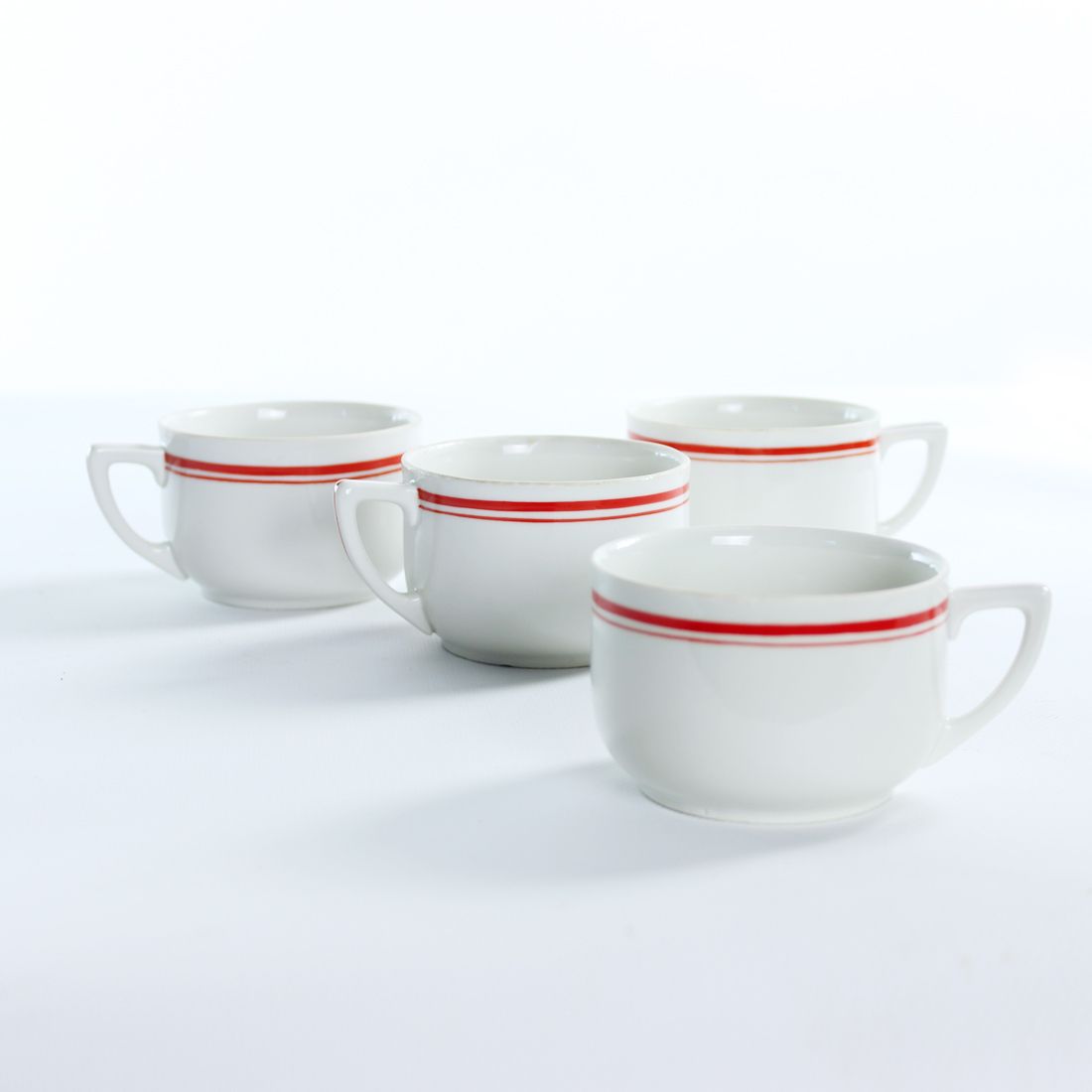 Porcelain Cups, Czechoslovakia 1960s, Set Of 4