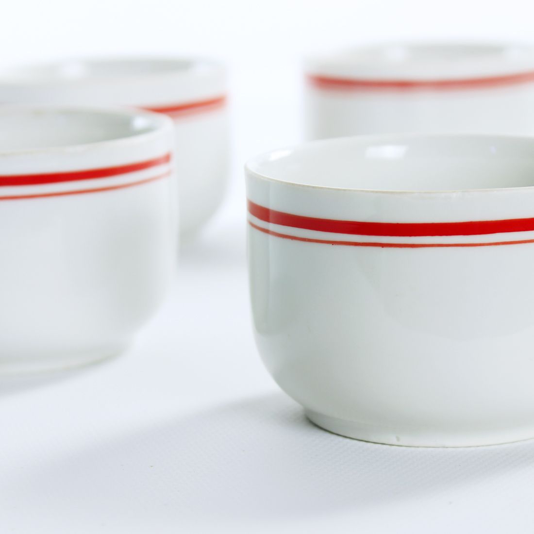 Porcelain Cups, Czechoslovakia 1960s, Set Of 4 photo buy