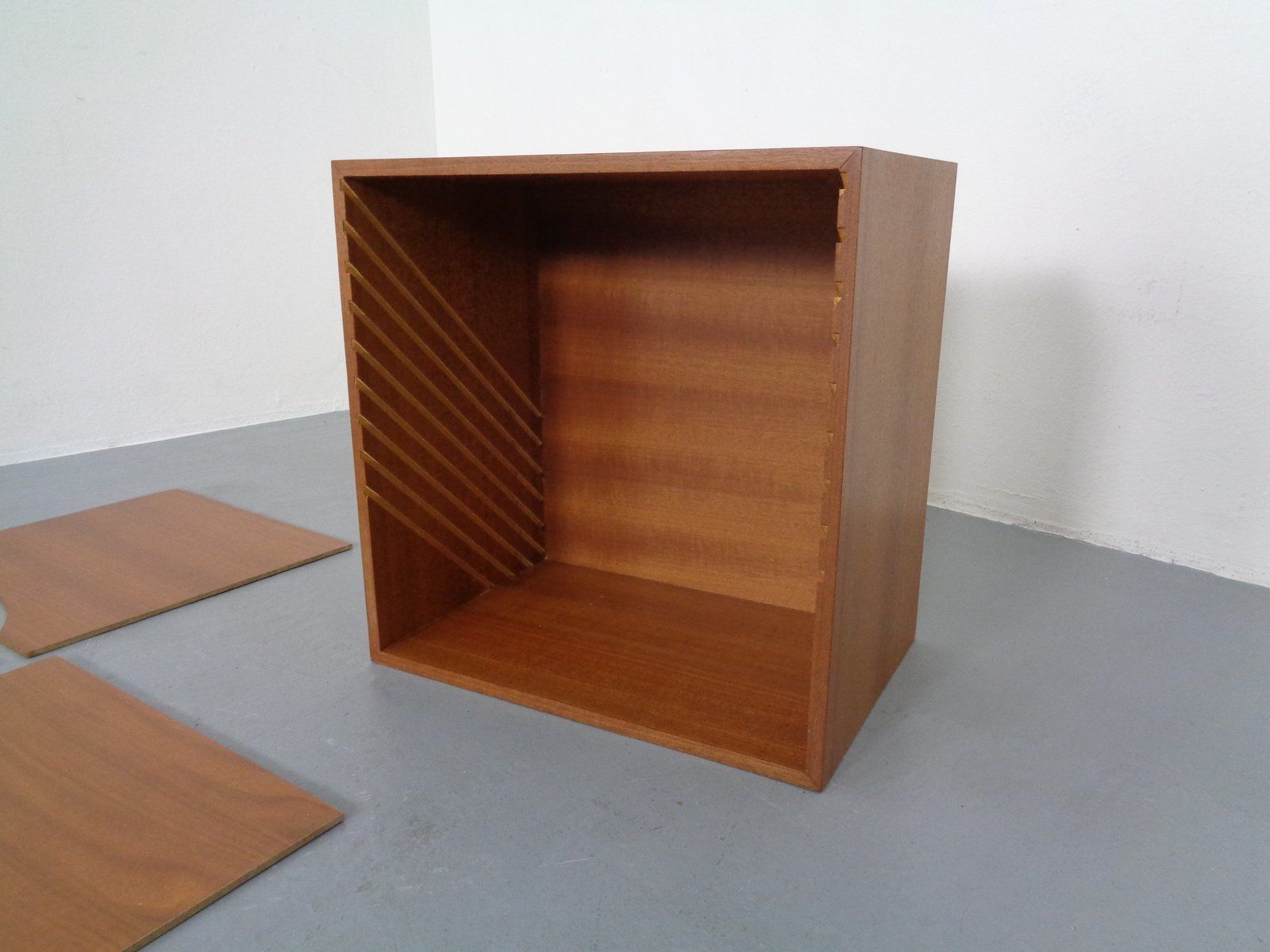 Teak A4 Register Filing Shelves, 1960s photo buy