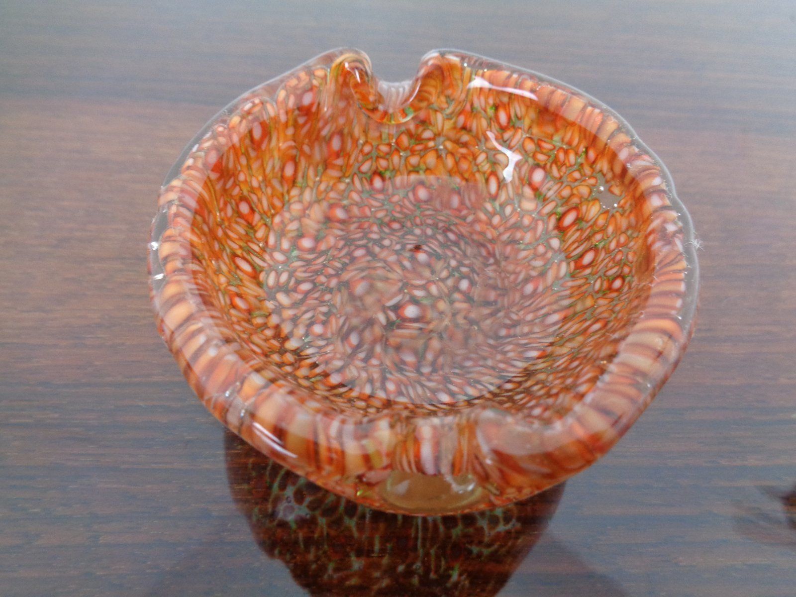 photo furniture Small Italian Murano Glass Ashtrays, 1960s, Set Of 2