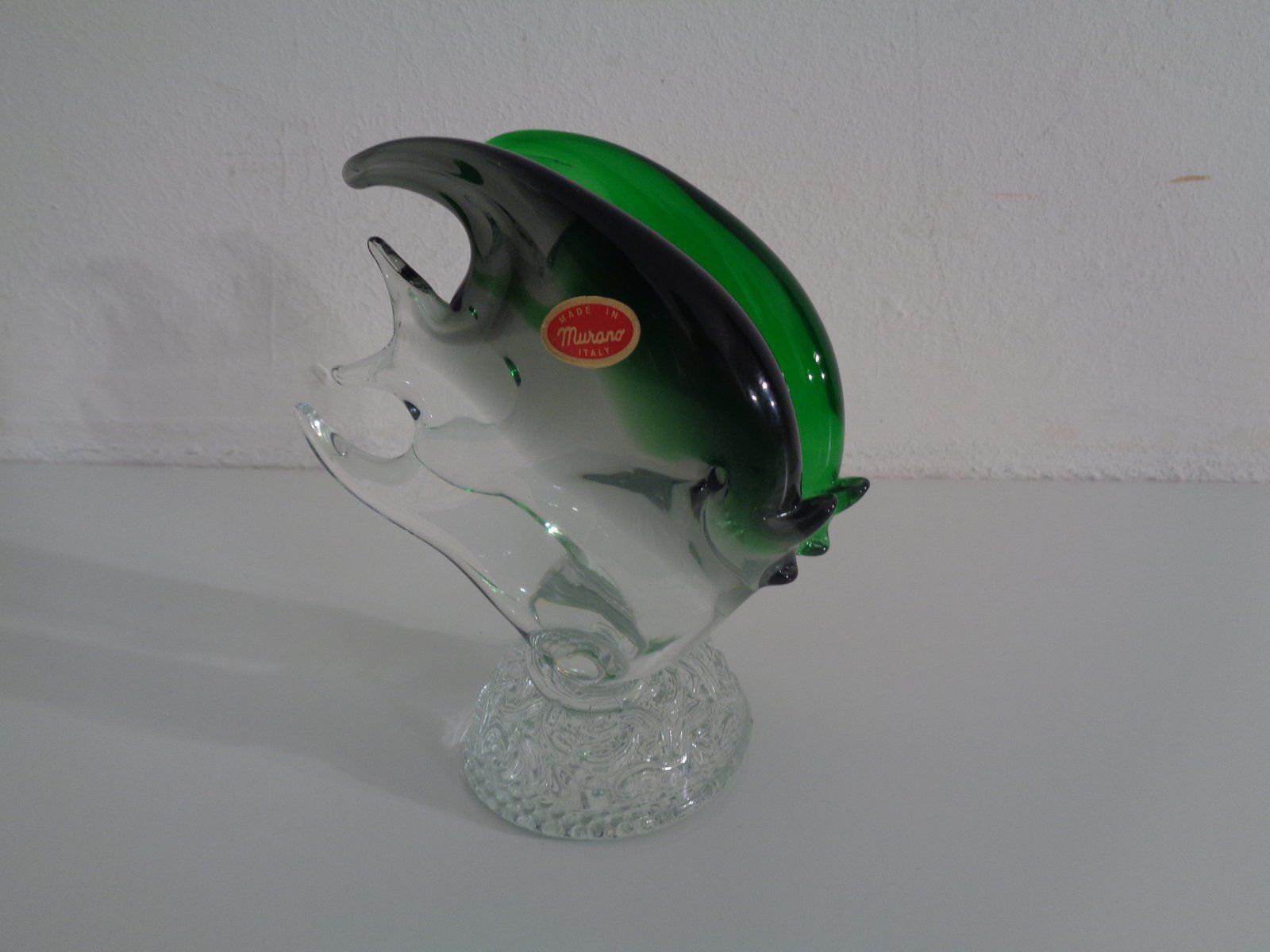 photo for sale Italian Sommerso Murano Glass Fish, 1970s