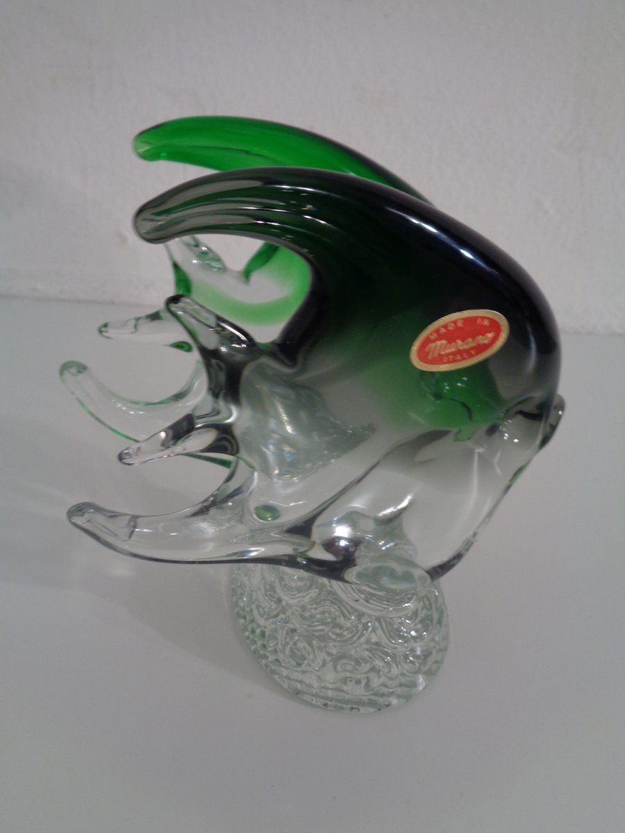 photo vinterior Italian Sommerso Murano Glass Fish, 1970s