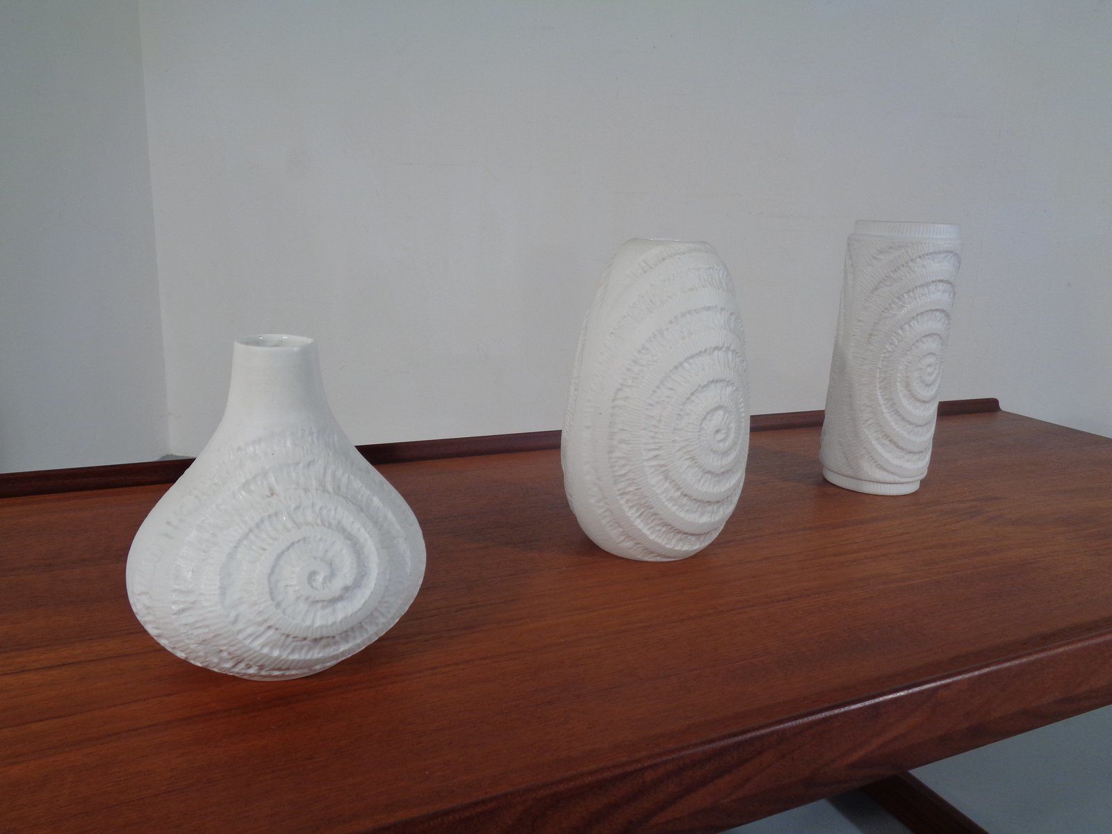 Mid Century Op Art Vases From Royal Kpm, 1960s, Set Of 3 photo furniture
