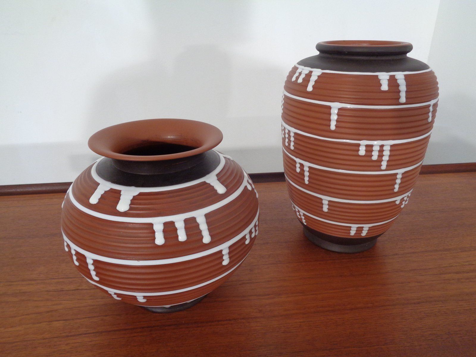 German Ceramic Vase, 1960s, Set Of 2 photo furniture
