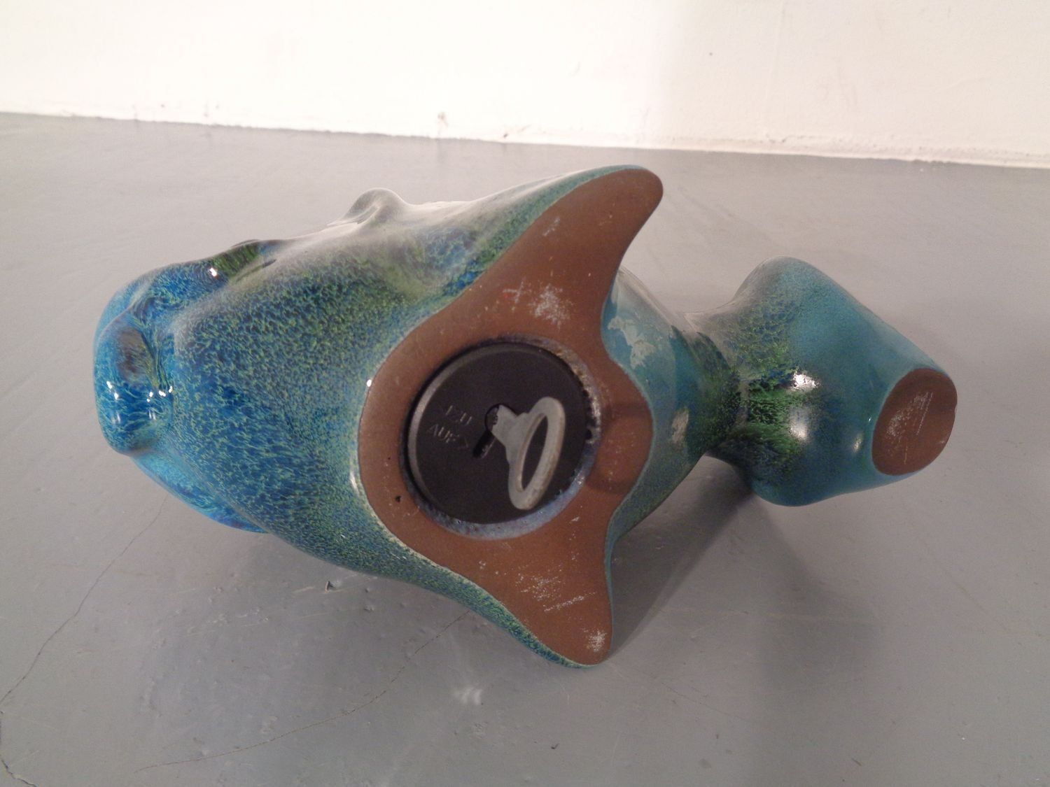 photo vinterior Ceramic Fish Money Box, 1970s, Vintage