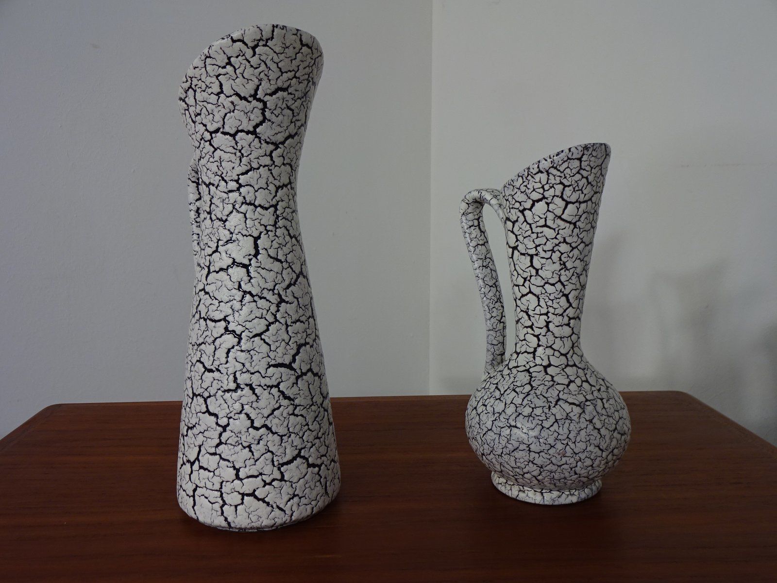 244.0 Ceramic Model Cortina Vases From Jasba, 1950s, Set Of 5 photo