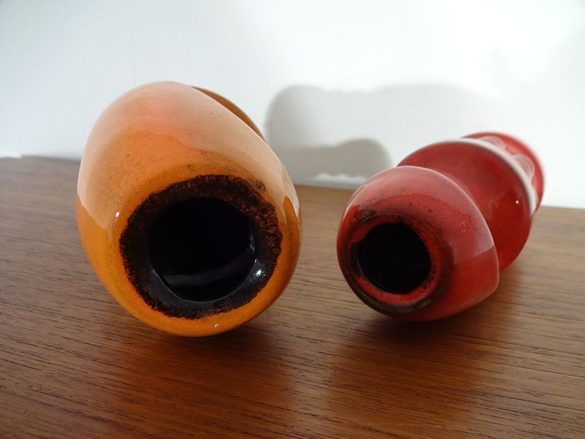 photo for sale German Ceramic Vases From Pan Keramik 1970s Set Of 2