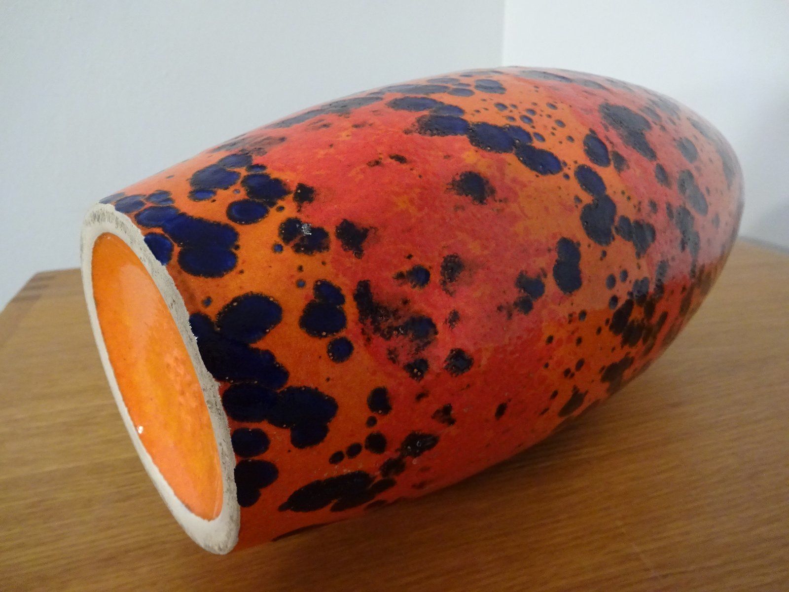photo furniture Large Fat Lava Ceramic Vase From Scheurich 1970s Set Of 2