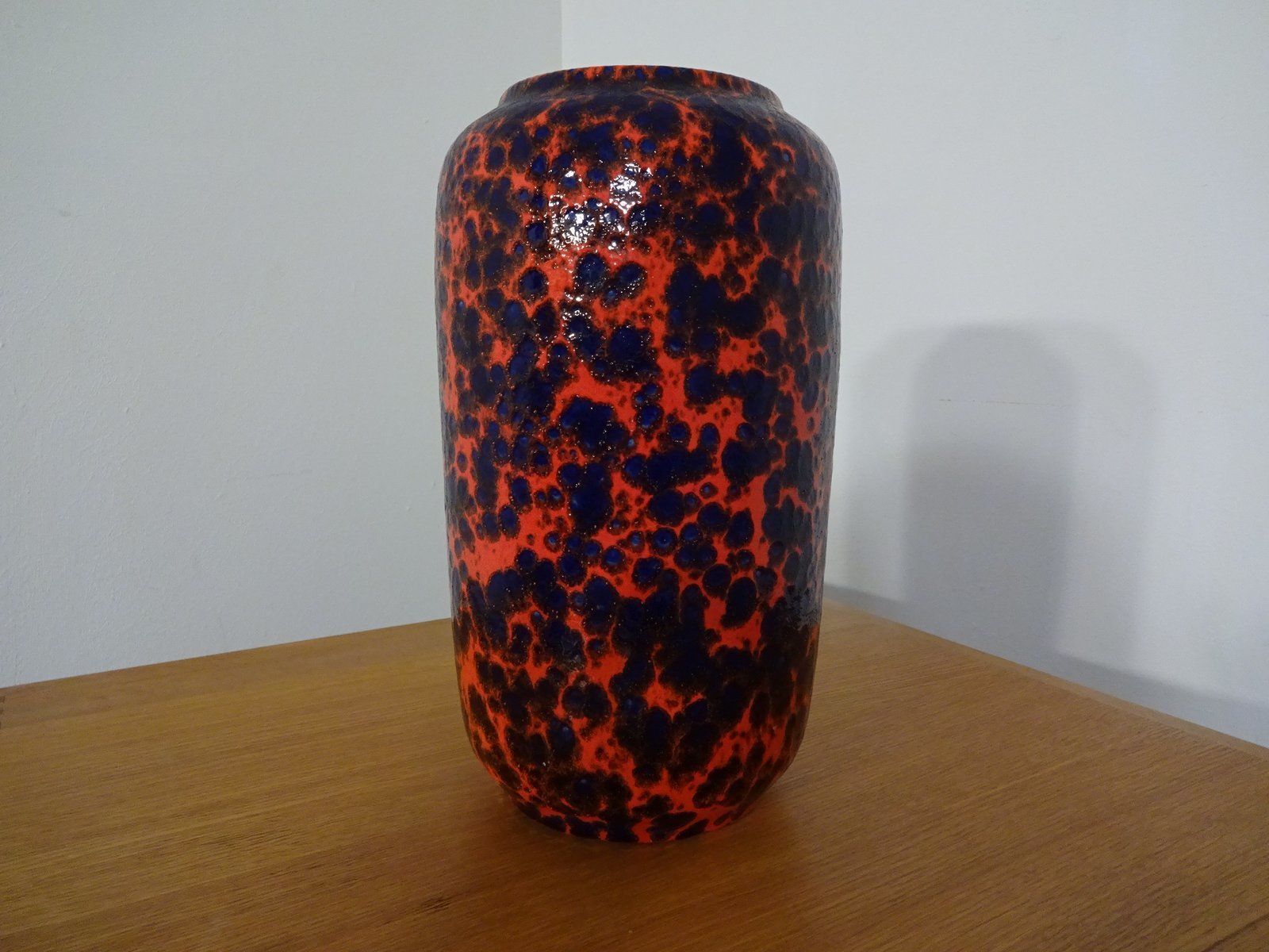 Home Decor Large Fat Lava Ceramic Vase From Scheurich 1970s Set Of 2 photo