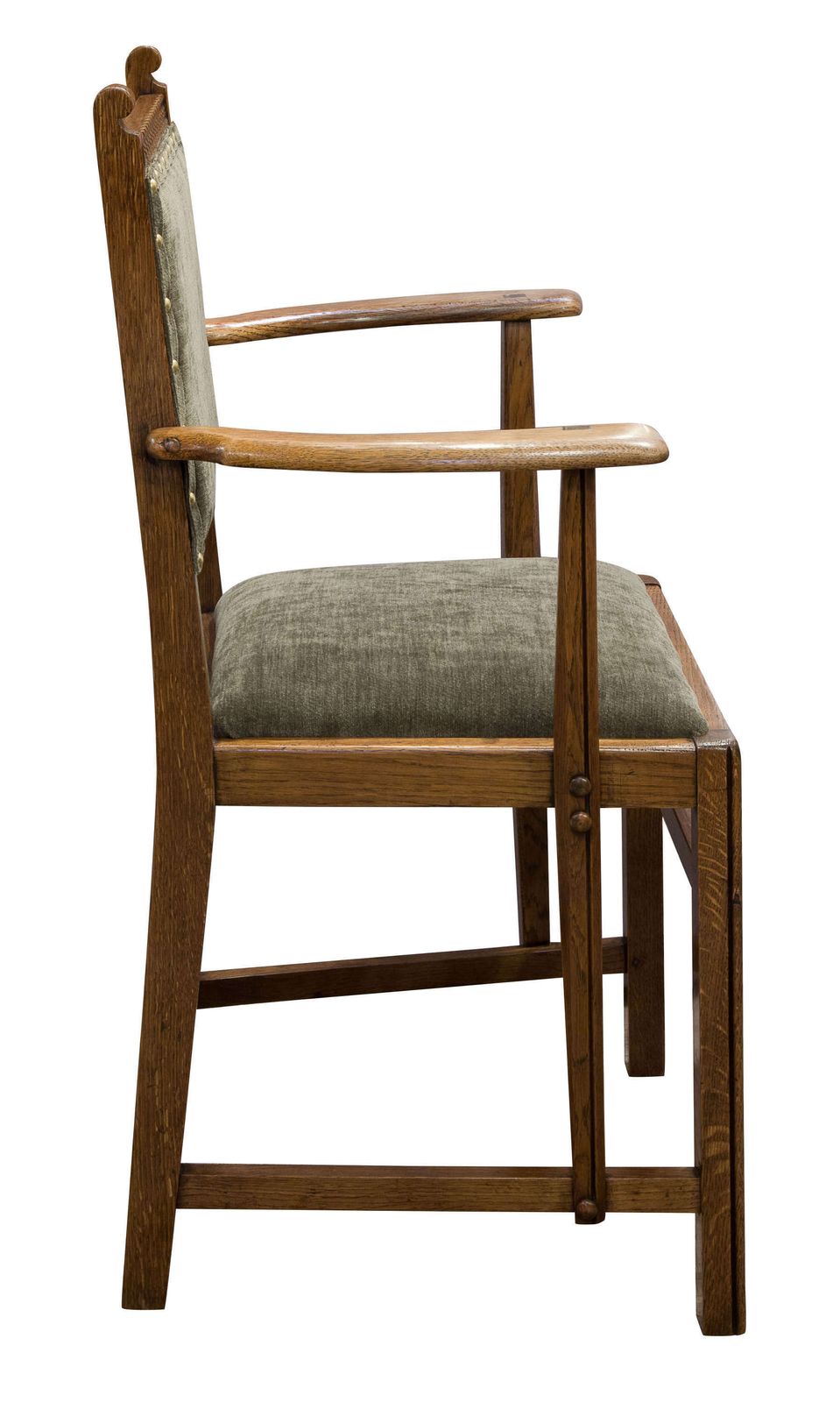 Arts & Crafts Oak Desk Chair photo for sale