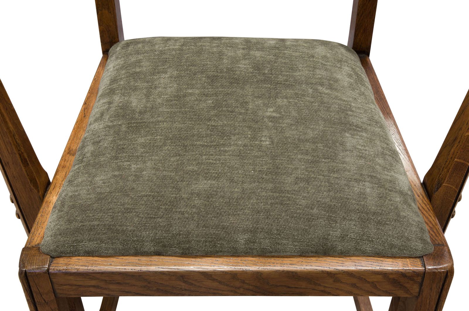 Arts & Crafts Oak Desk Chair photo vinterior