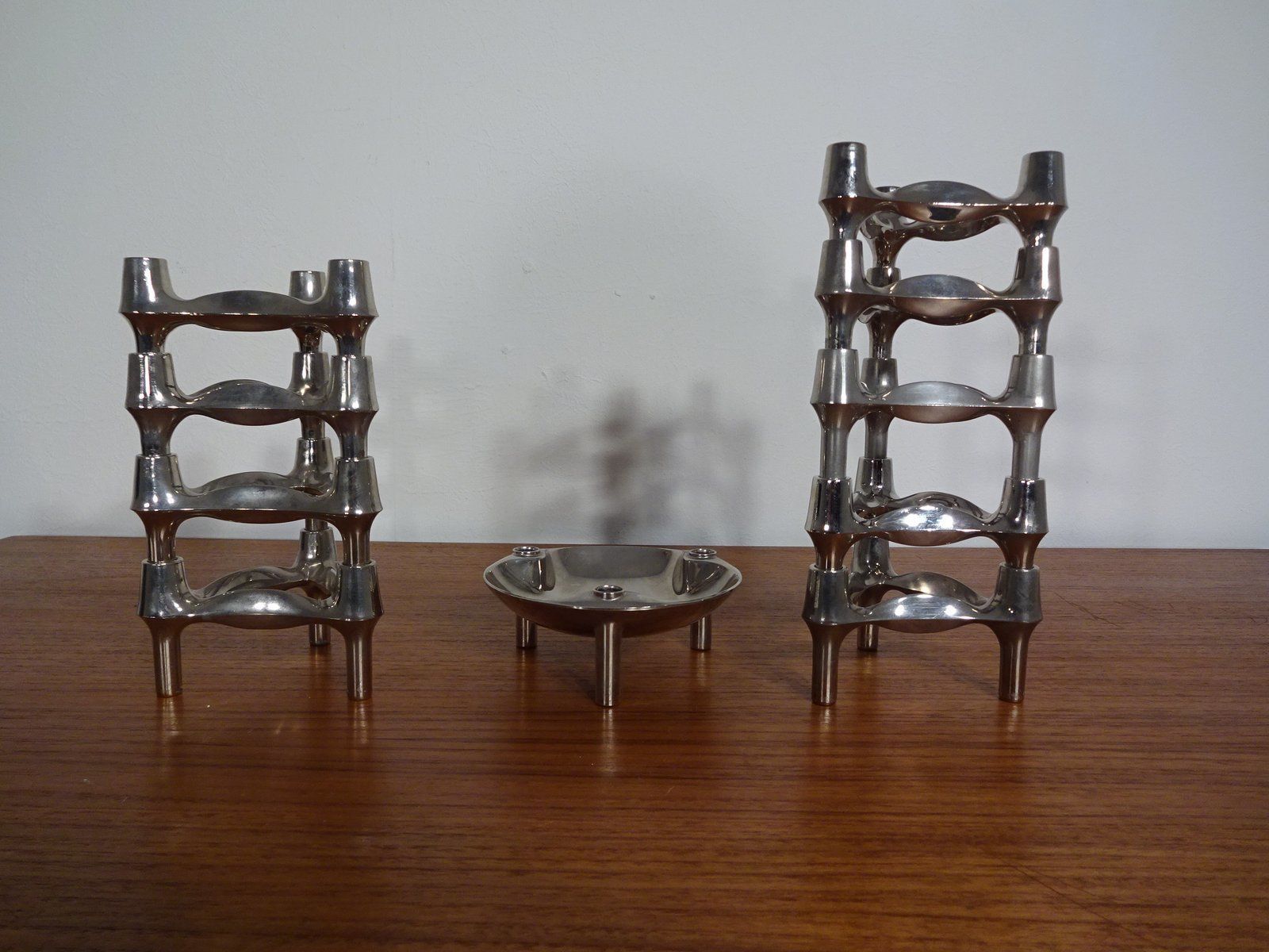 Candleholders By Ceasar Stoffi & Fritz Nagel For Bmf 1960s Set Of 10 photo 420.0
