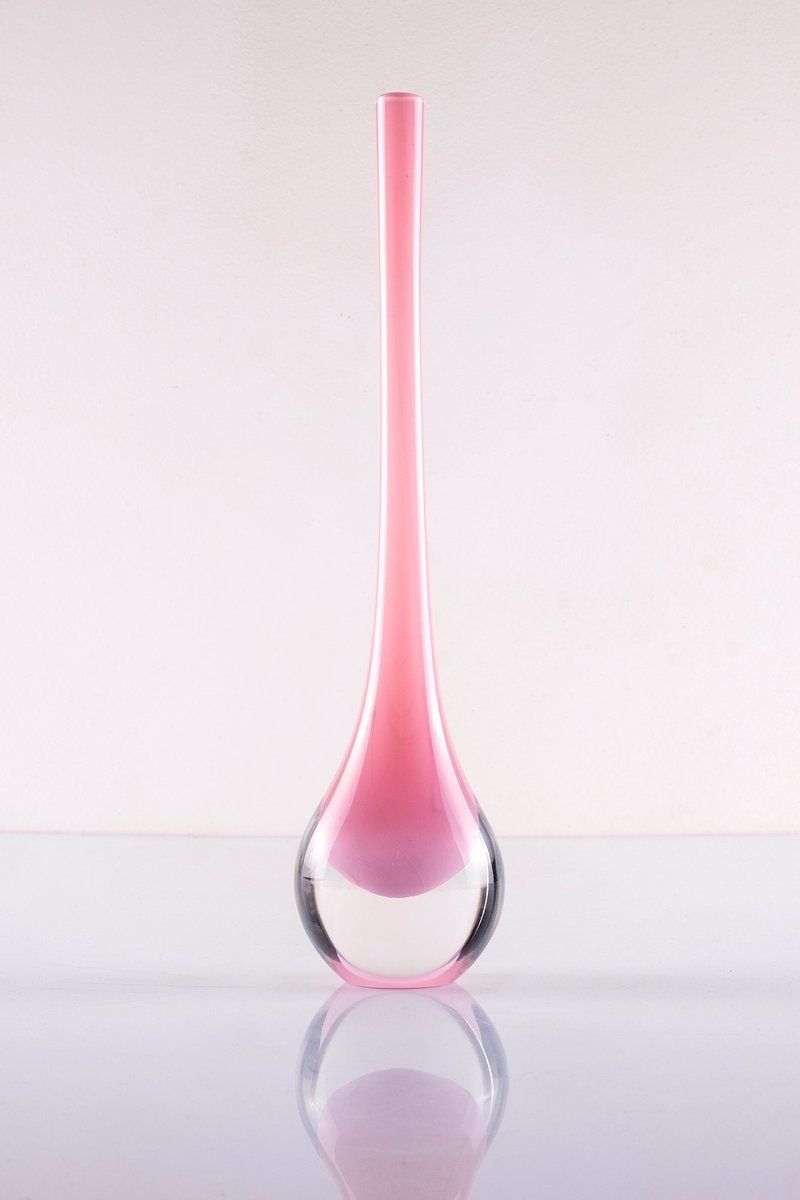 Murano Glass Sommerso "Goccia" Vase By Antonio Da Ros For Cenedese Vetri Italy