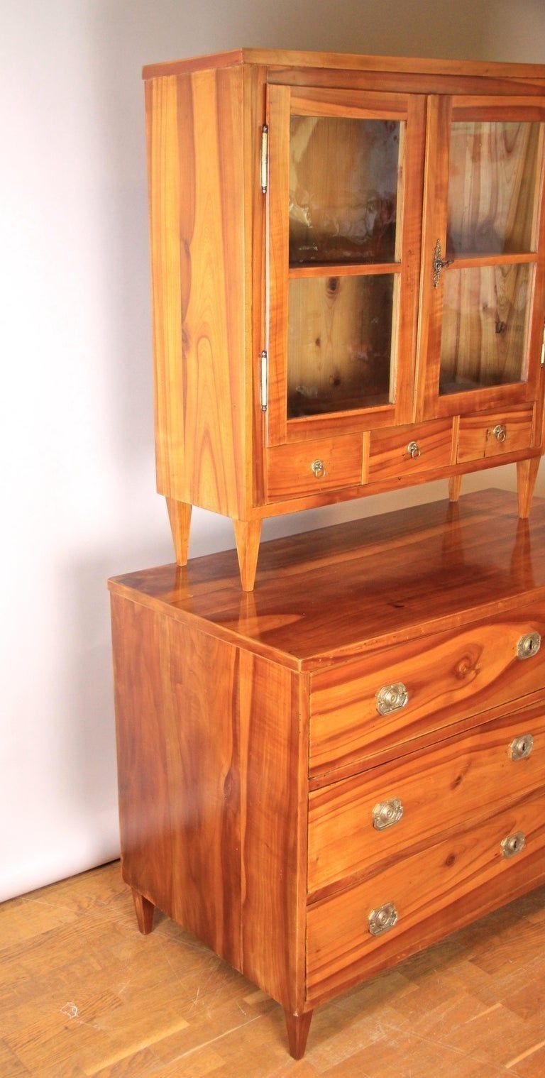 19th Century Biedermeier Cherrywood Chest Of Drawers, Austria, Circa 1825 photo vinterior
