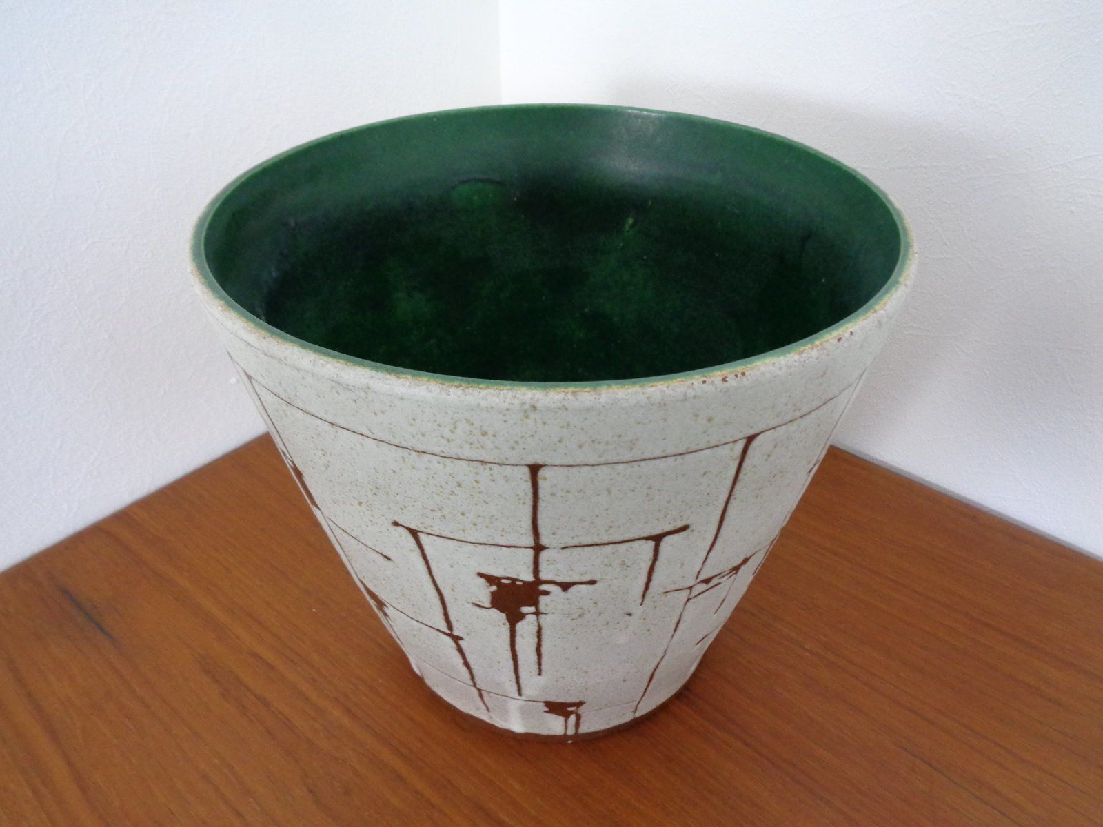 Large Lava Ceramic Cachepot, 1970s photo Home Decor