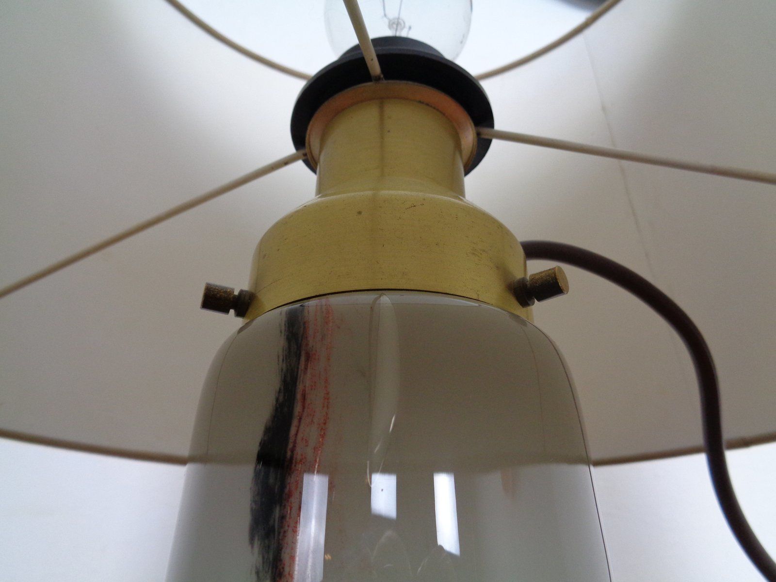 Glass Floor Lamp By Peil & Putzler, 1970s photo vinterior