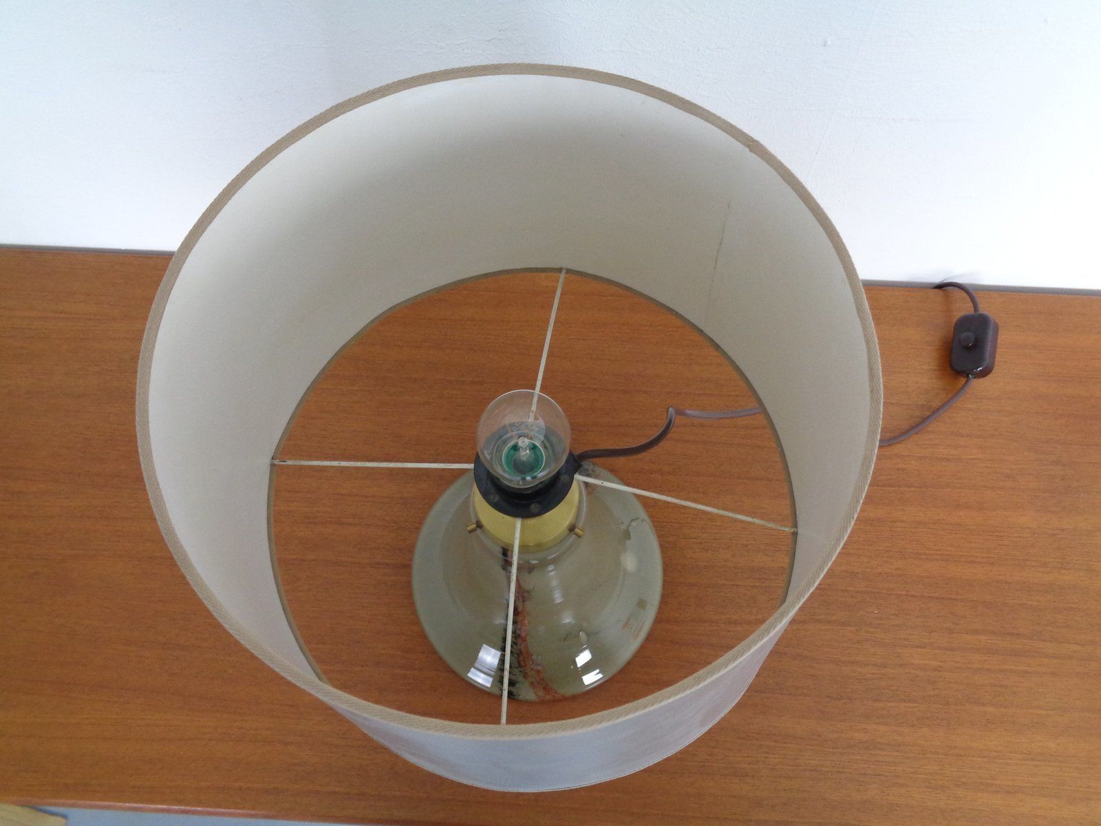 395.0 Glass Floor Lamp By Peil & Putzler, 1970s photo