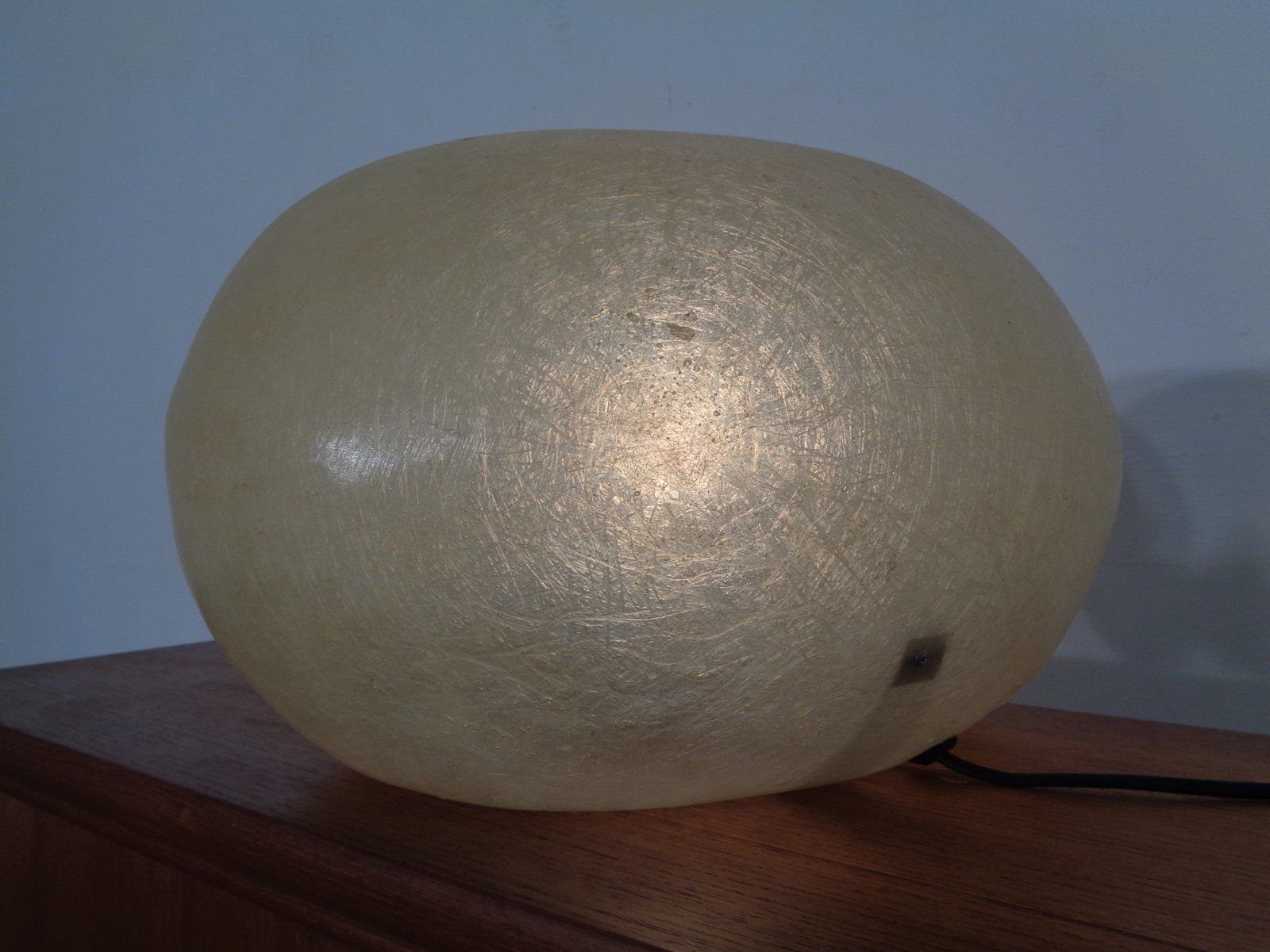 Glass Fiber Table Lamp By André Cazenave For Atelier A, 1960s