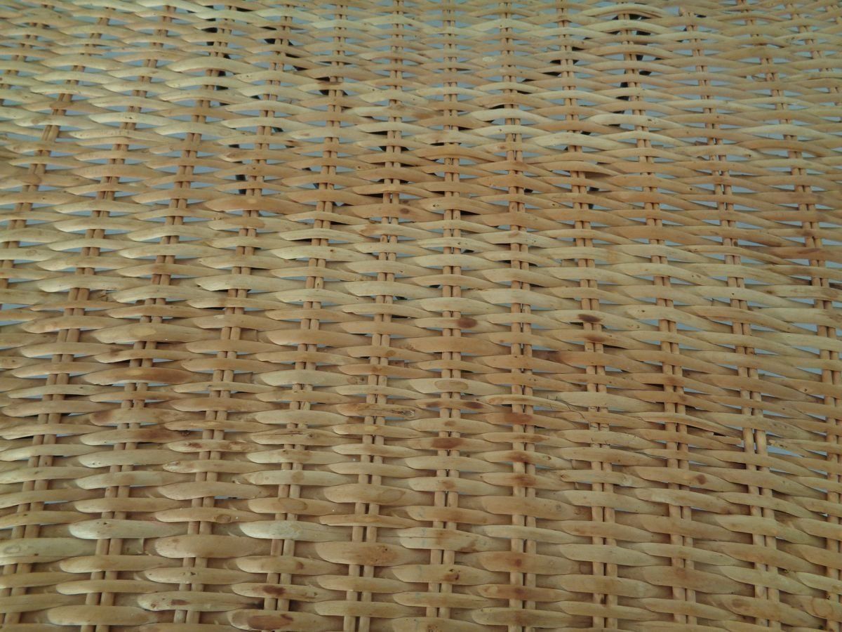 photo furniture Italian String Basket Coffee Table, 1950s