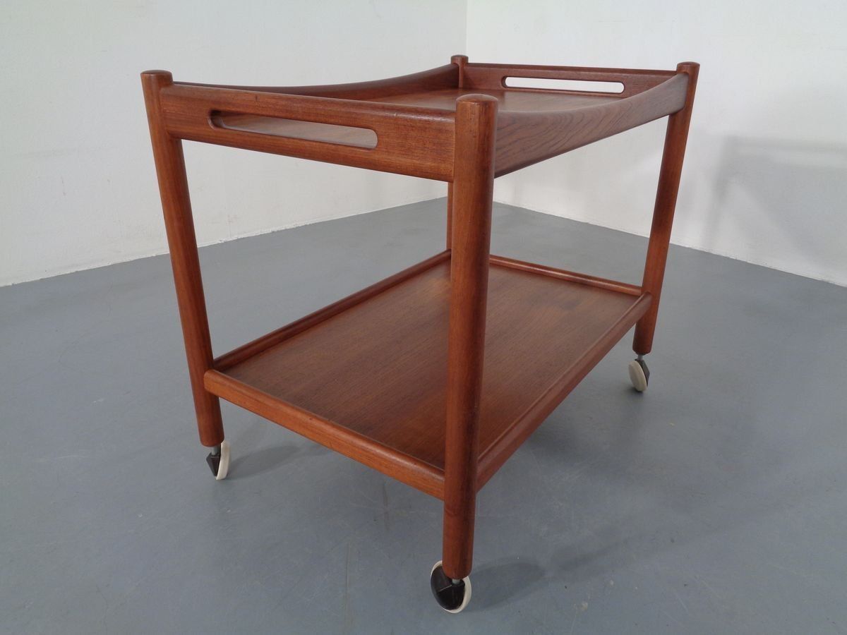 Teak Trolley By Hans J. Wegner For Andreas Tuck, 1950s photo furniture