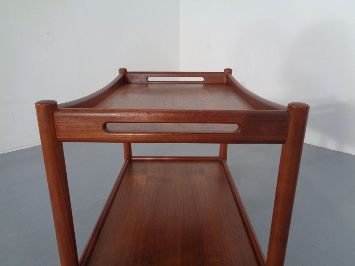 Furniture Teak Trolley By Hans J. Wegner For Andreas Tuck, 1950s photo