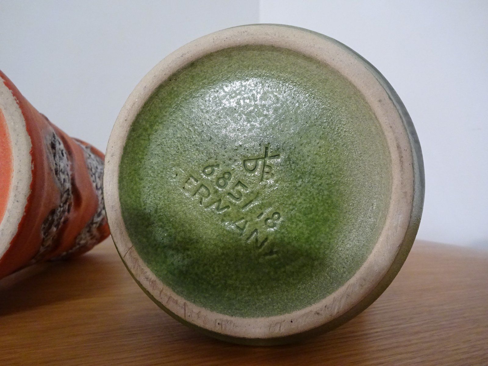 West German Pottery Vases From Dümler & Breiden, 1970s, Set Of 2 photo vinterior