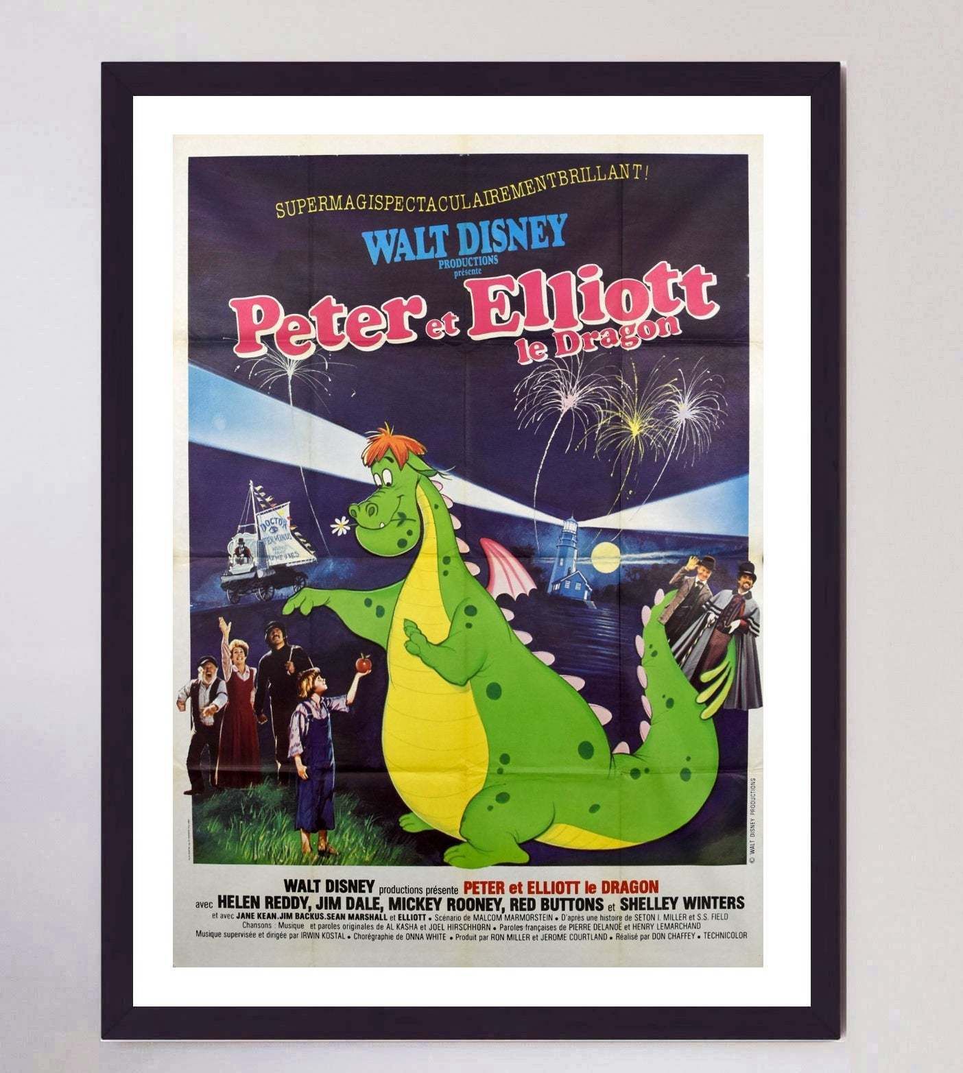 Pete's Dragon (French) Original Vintage Poster photo furniture