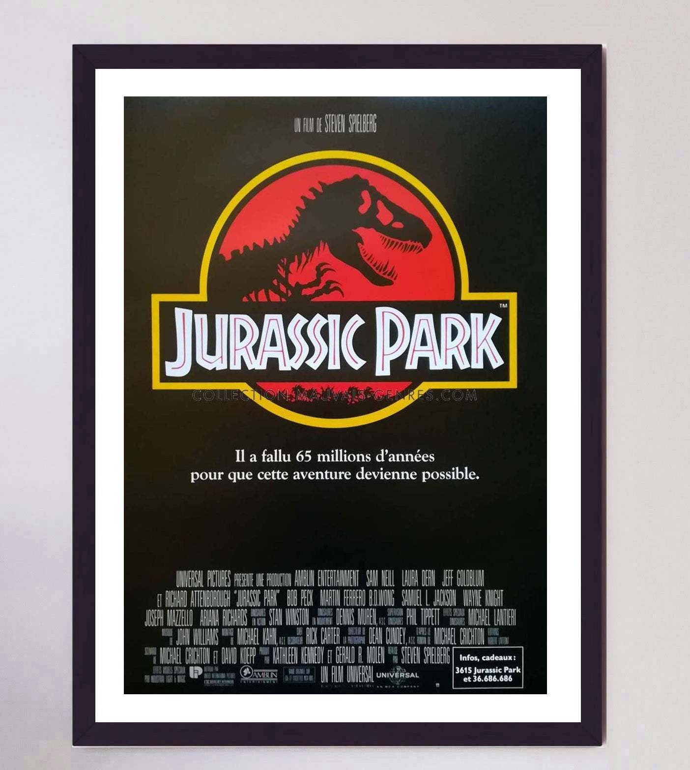 Jurassic Park (French) Original Vintage Poster photo furniture