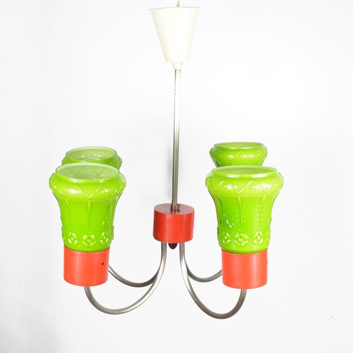 1970s Postmodern Pendant Lamp Zzm Domgos Zabrze, Poland