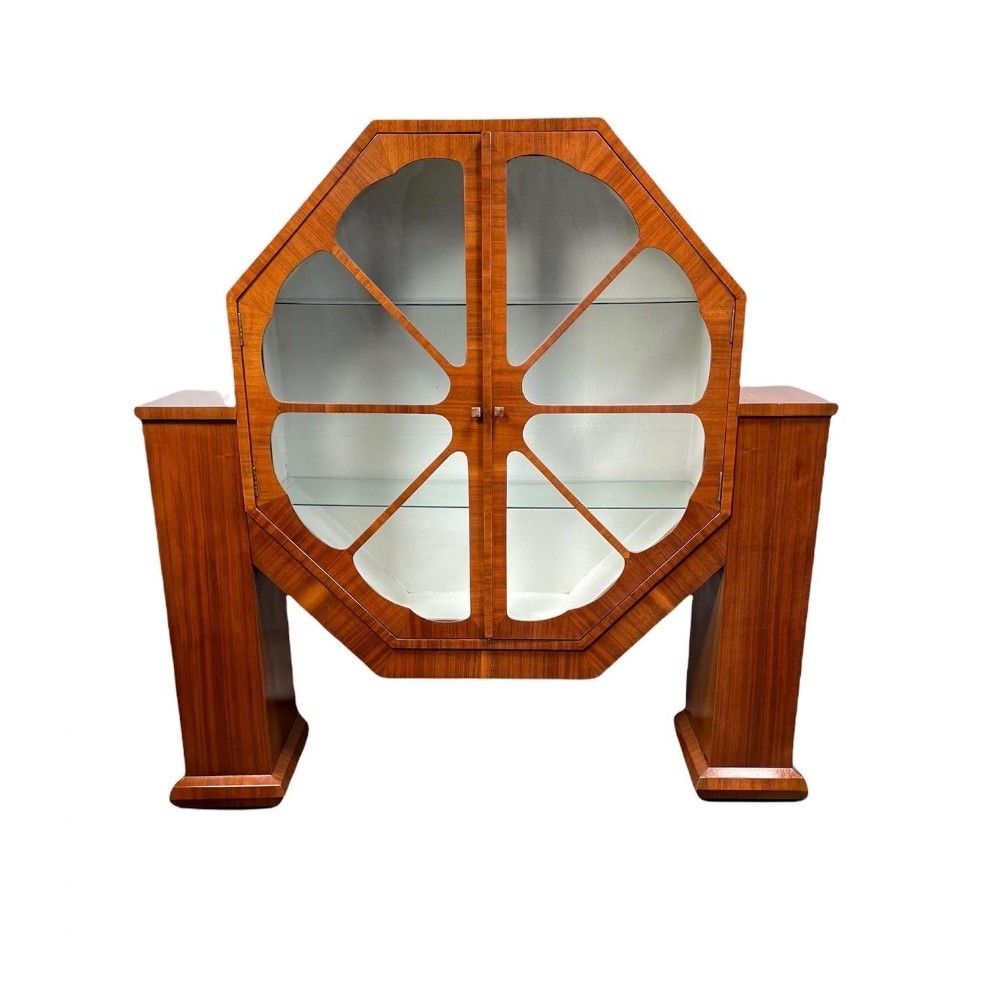 Art Deco Display Cabinet, 1930s photo vintage