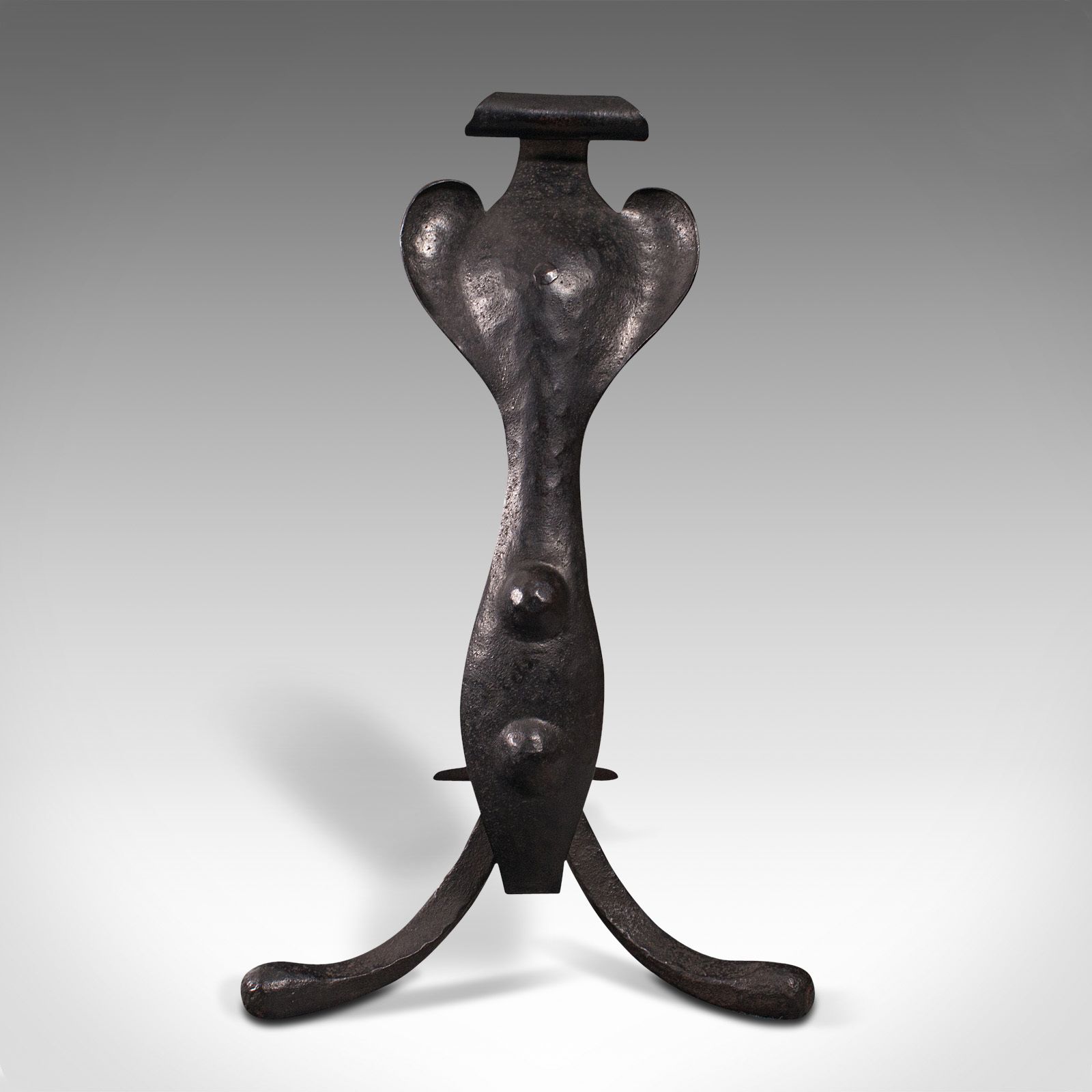 Pair Of Antique Fireside Tool Rests, English, Fire Dog photo buy