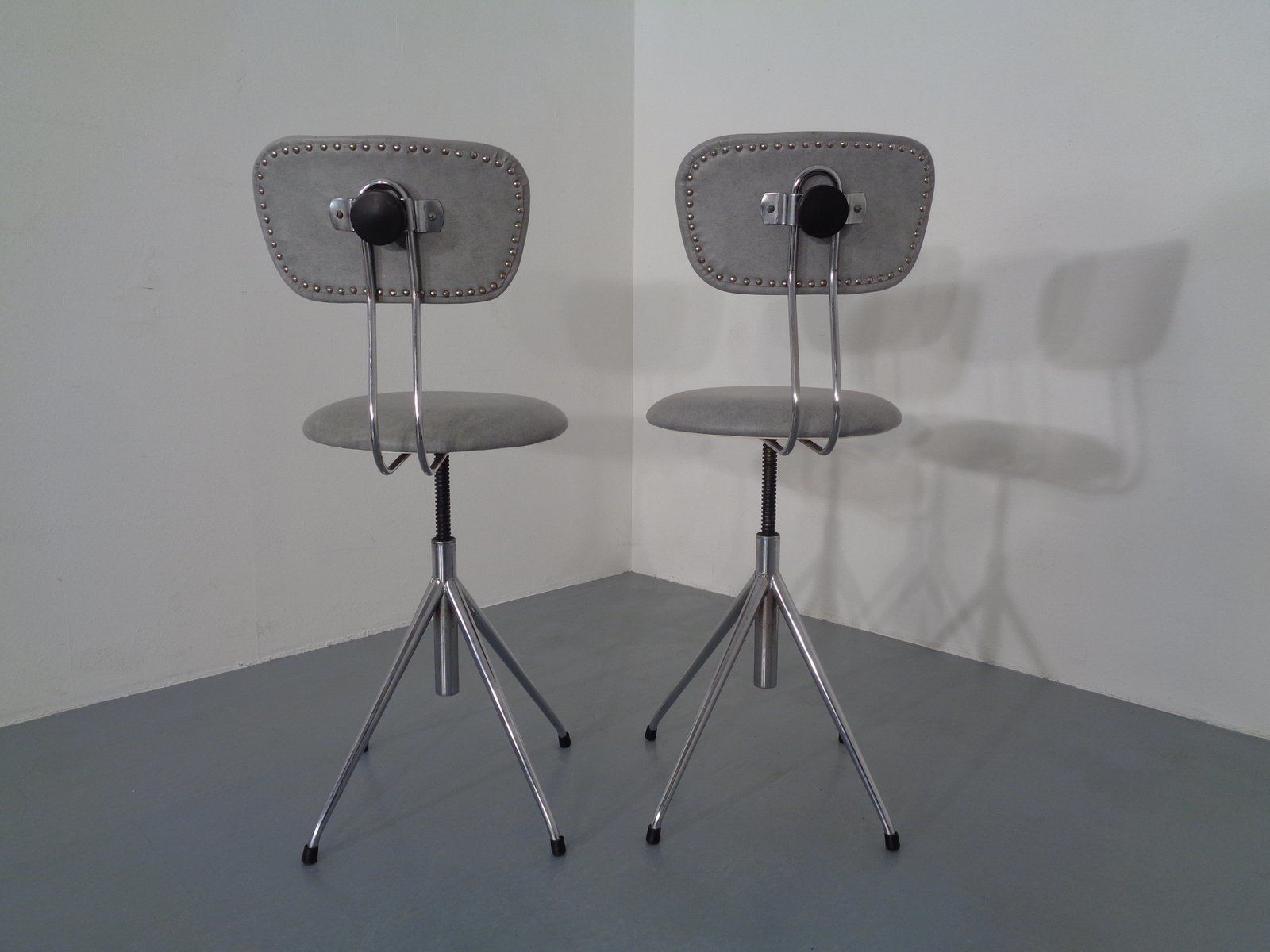 Adjustable Swivel Chairs, 1960s, Set Of 2 photo Furniture