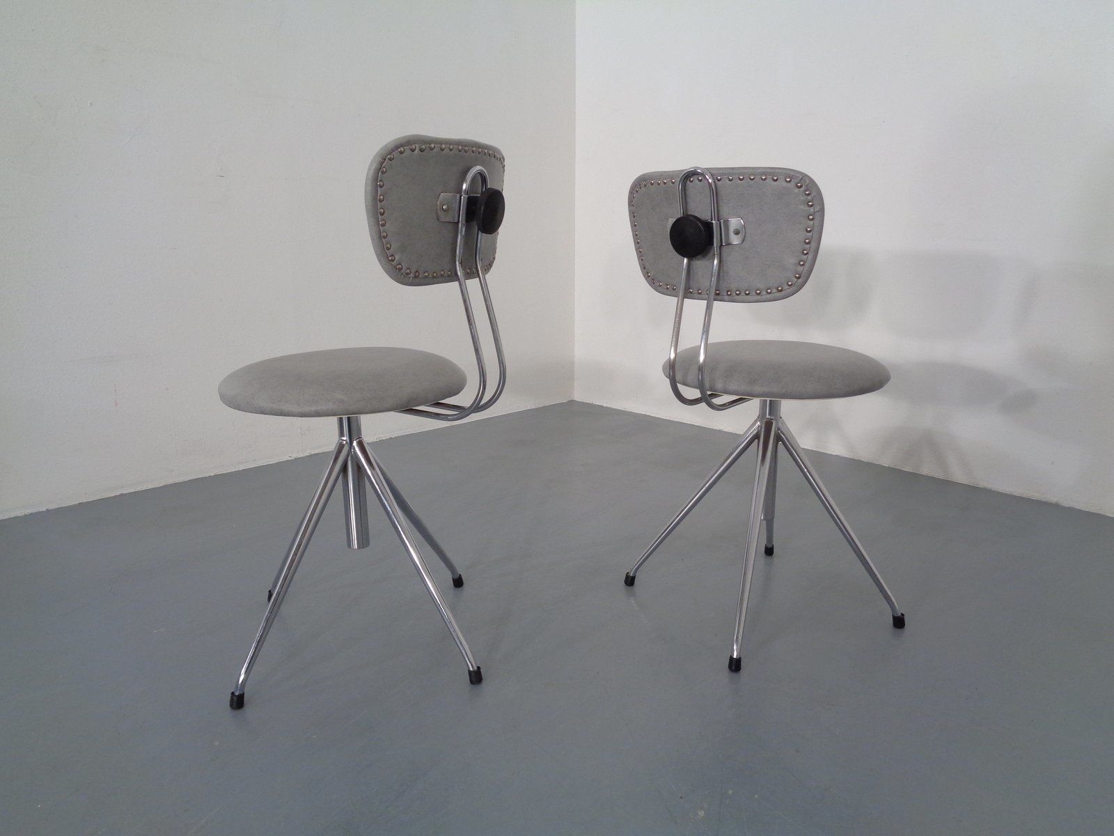 photo buy Adjustable Swivel Chairs, 1960s, Set Of 2
