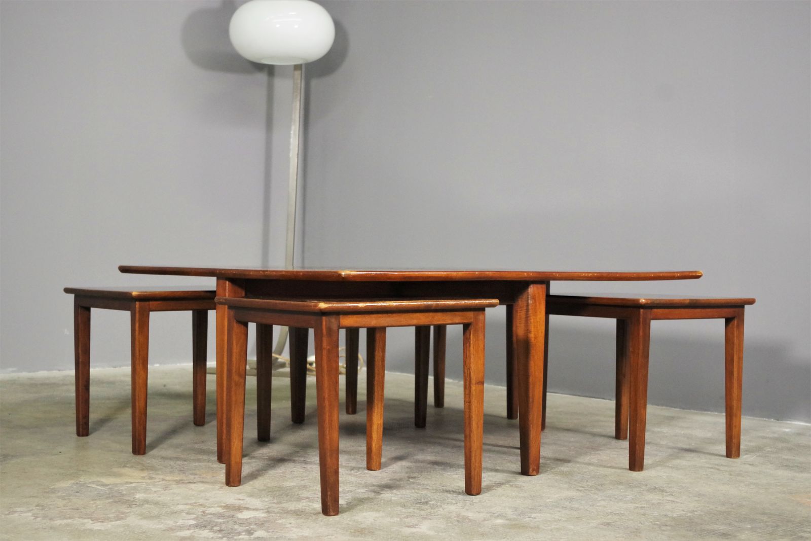 Set Of 5 Low Coffee Tables, 1970s photo vintage