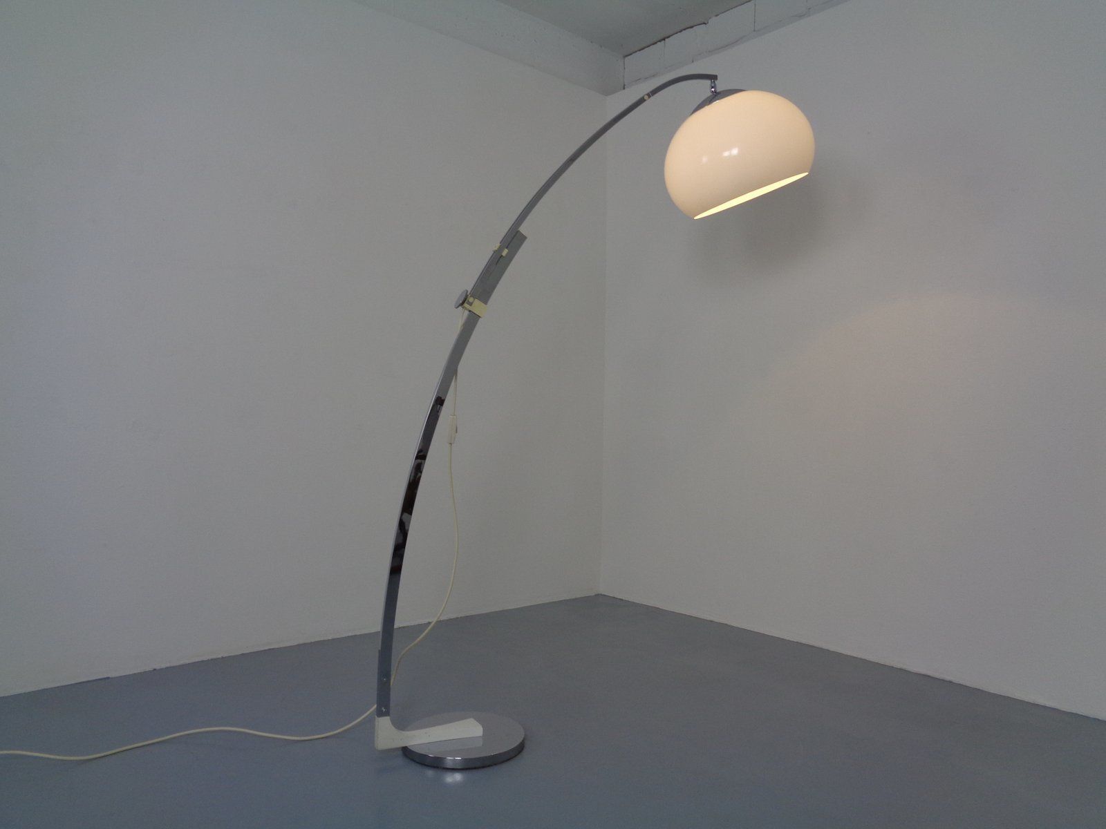 Large German Arc Lamp From Sölken Leuchten, 1960s photo furniture