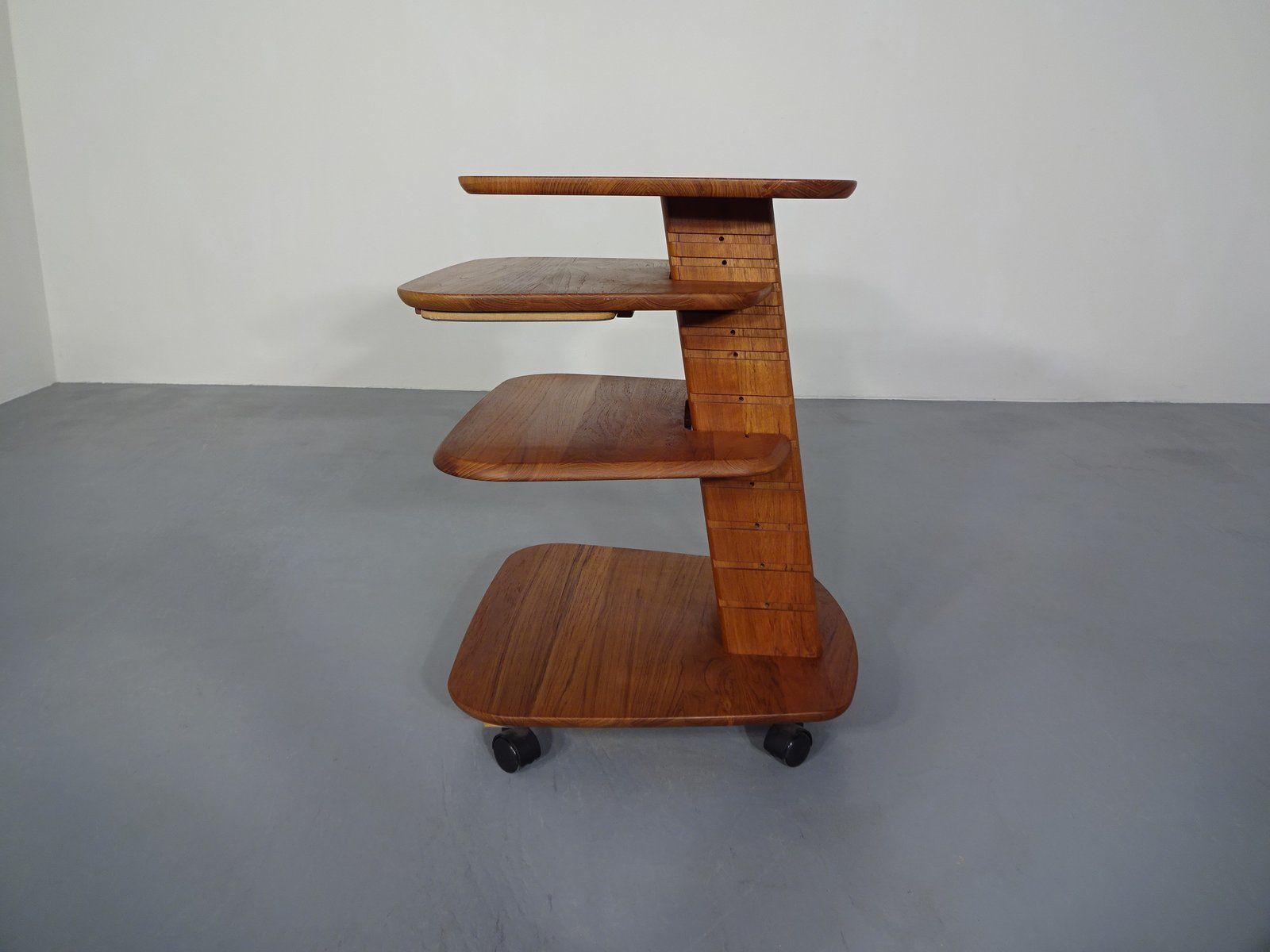 photo vintage Tiered Console Table By Aksel Kjersgaard For Odder Adjustable, 1970s