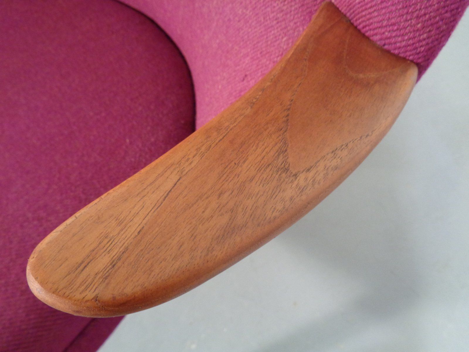 1900.0 Danish Teak Armchair By Kurt Olsen For Glostrup, 1950s photo