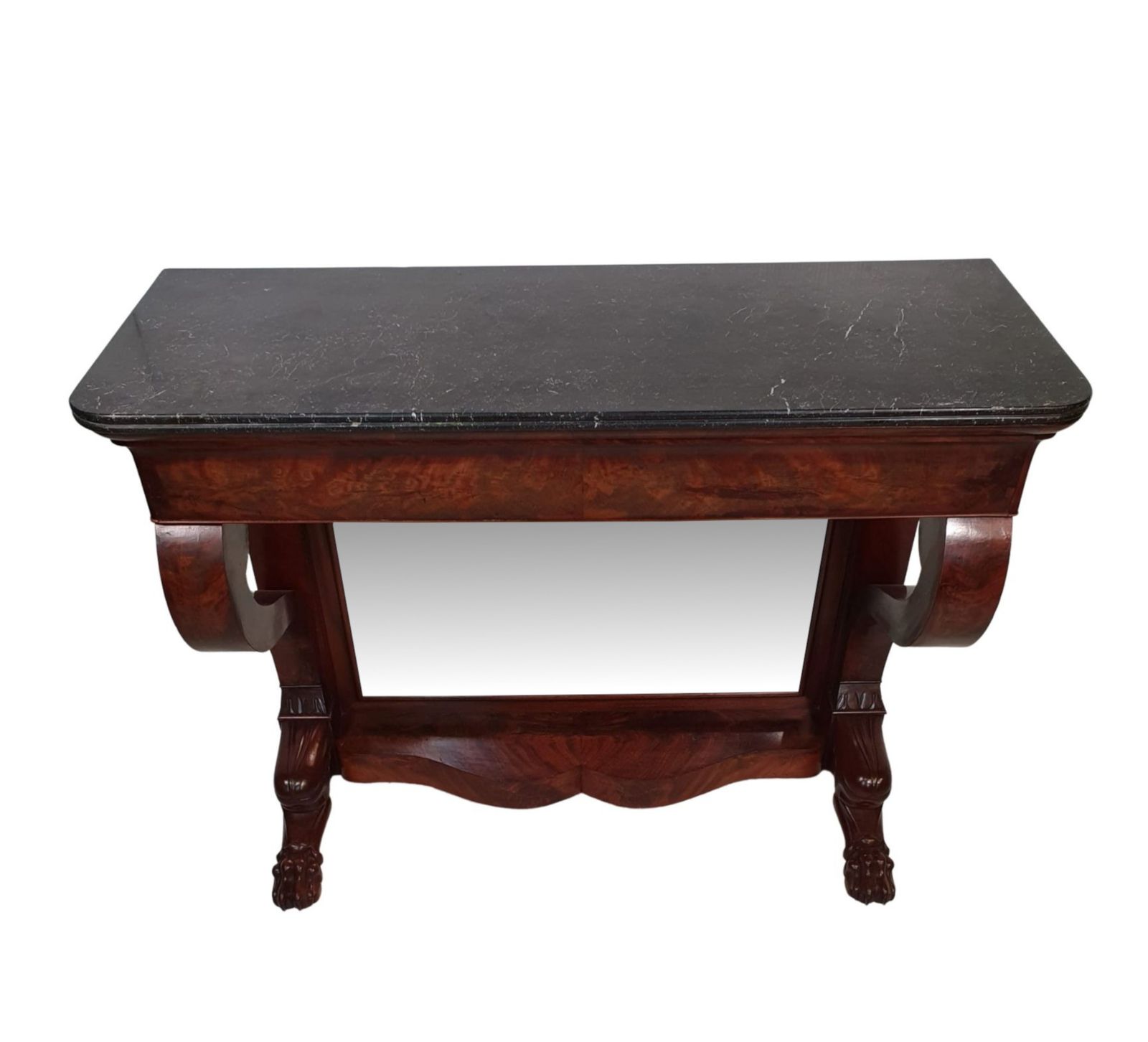 A Superb 19th Century Marble Top Console Table photo vinterior