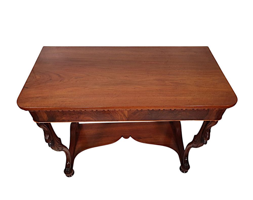 A Very Fine And Rare Pair Of 19th Century Italian Console Tables photo Furniture