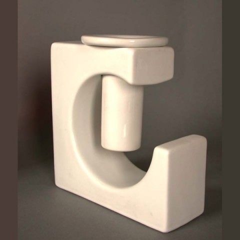 Vintage. Ceramic Vase Italy Bassano photo for sale