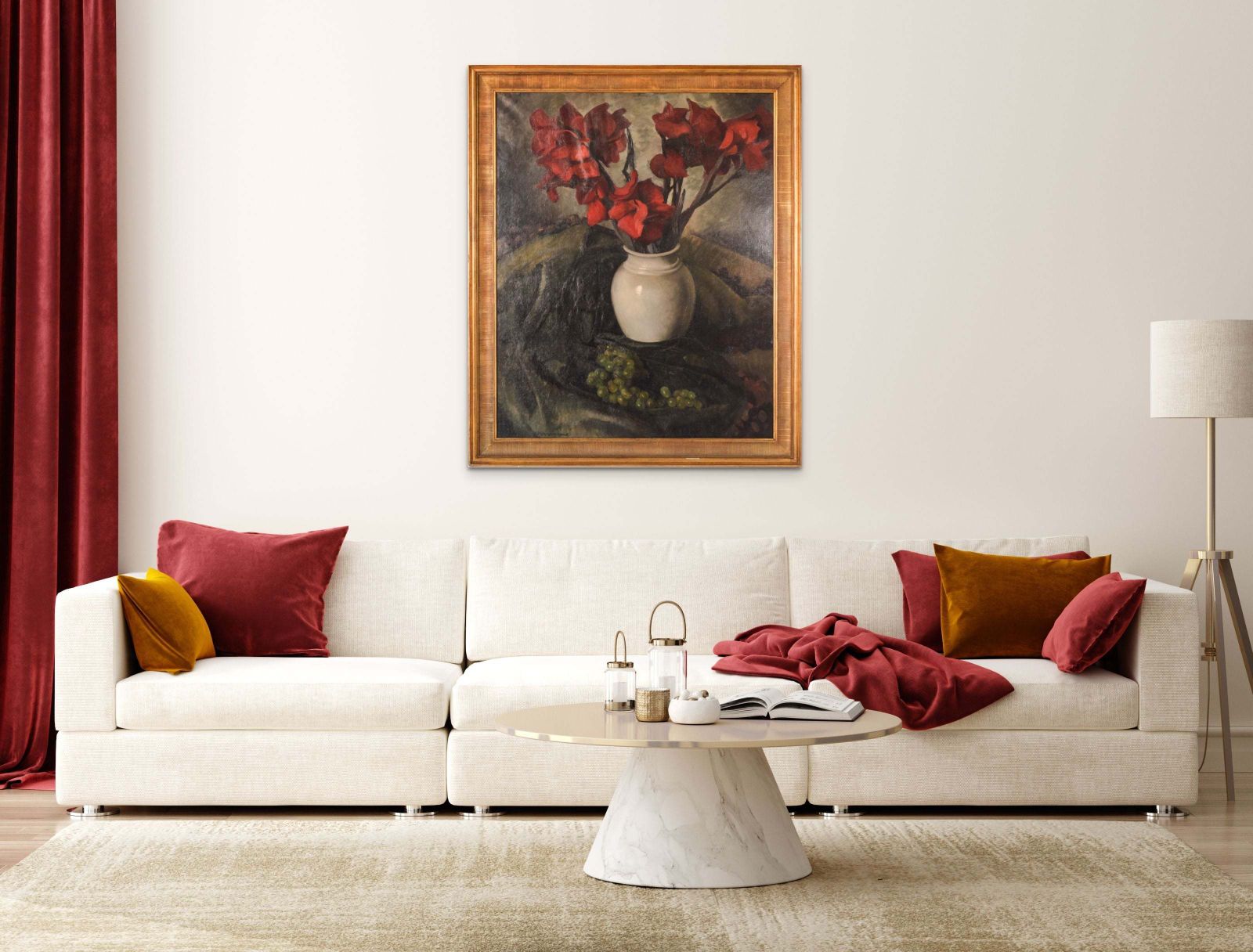 Luis Mutané   Still Life With Gladioli photo 1153.0