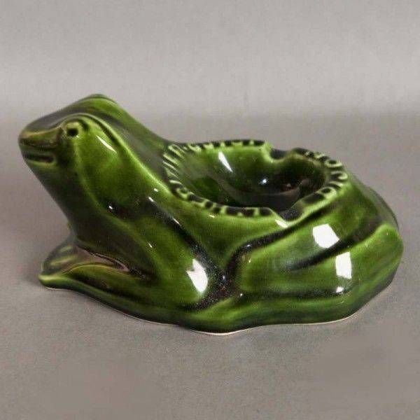 Advertising Ceramic Ashtray By L'heritier Guyot France 1950  1959 photo Home Decor